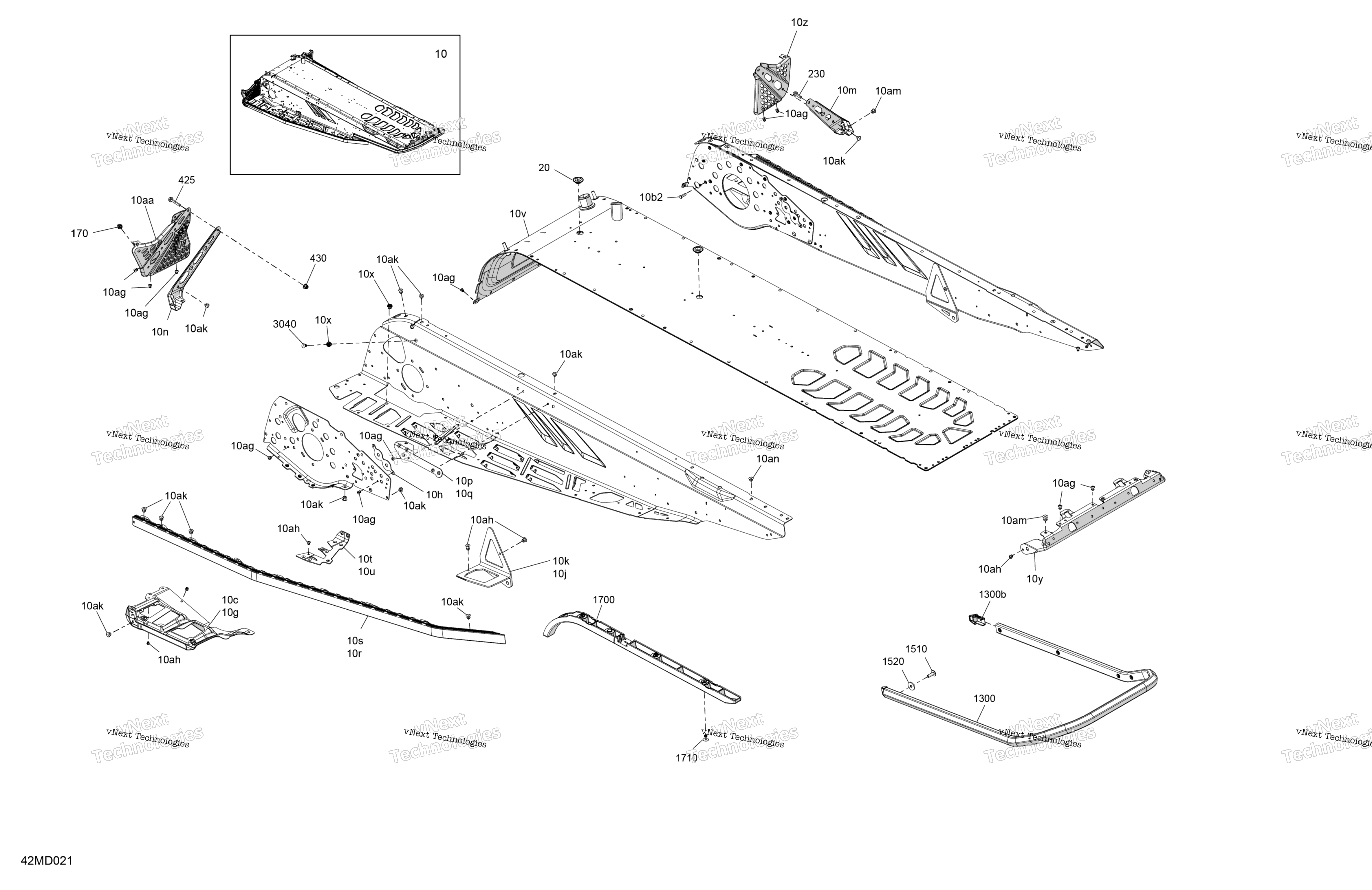 Рама - System - Rear Section