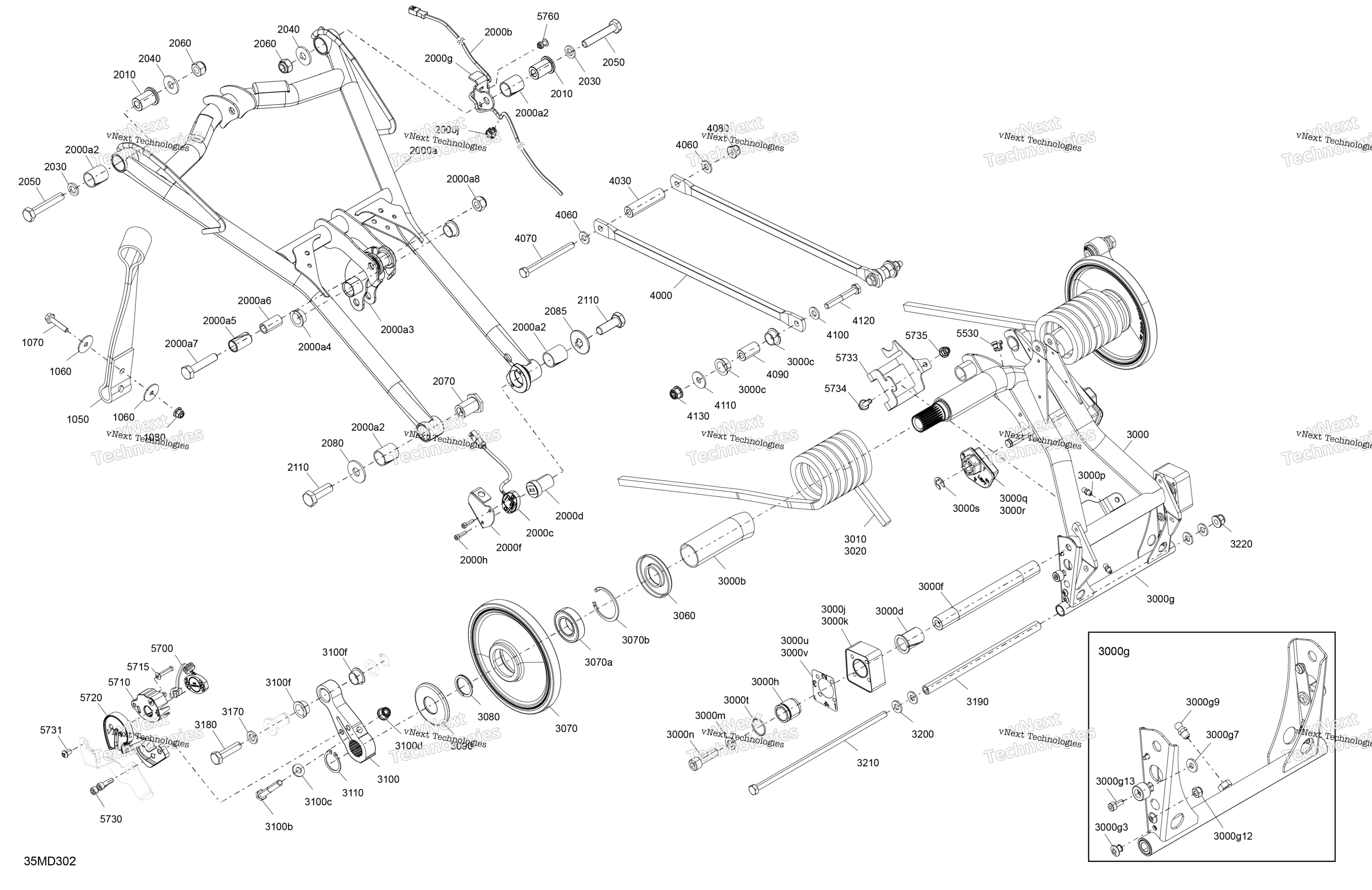 Подвеска - Rear - Upper Section