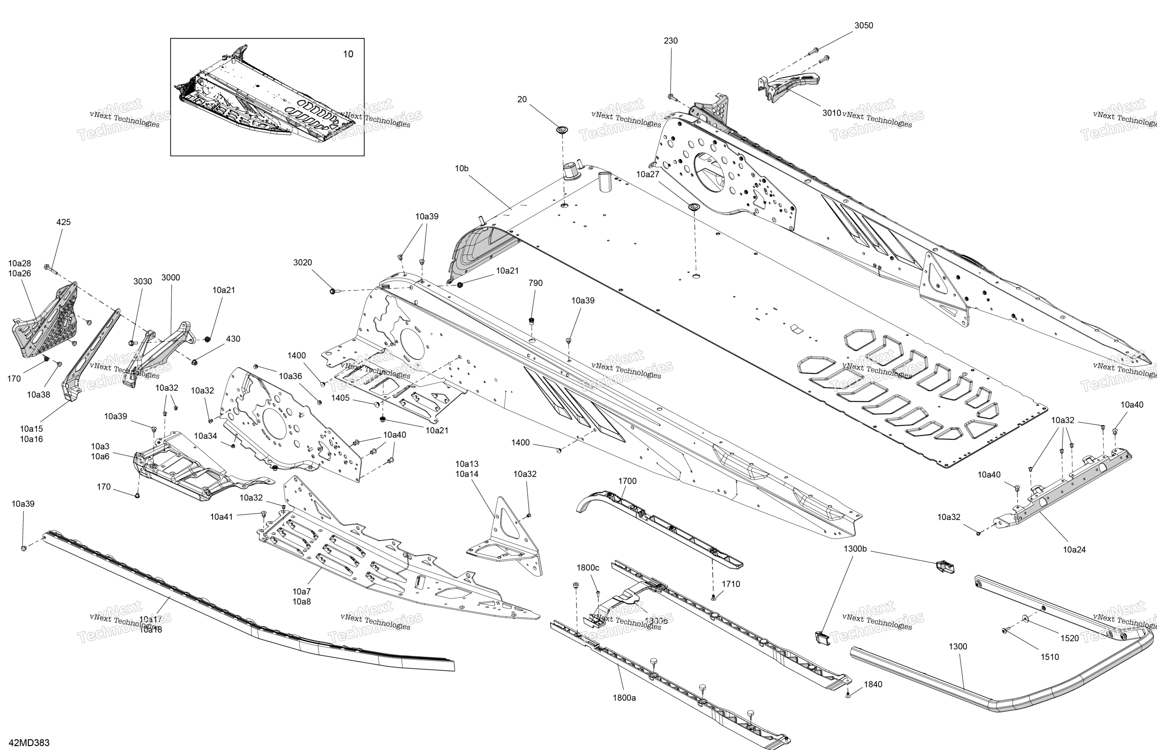 Рама - System - Rear Section