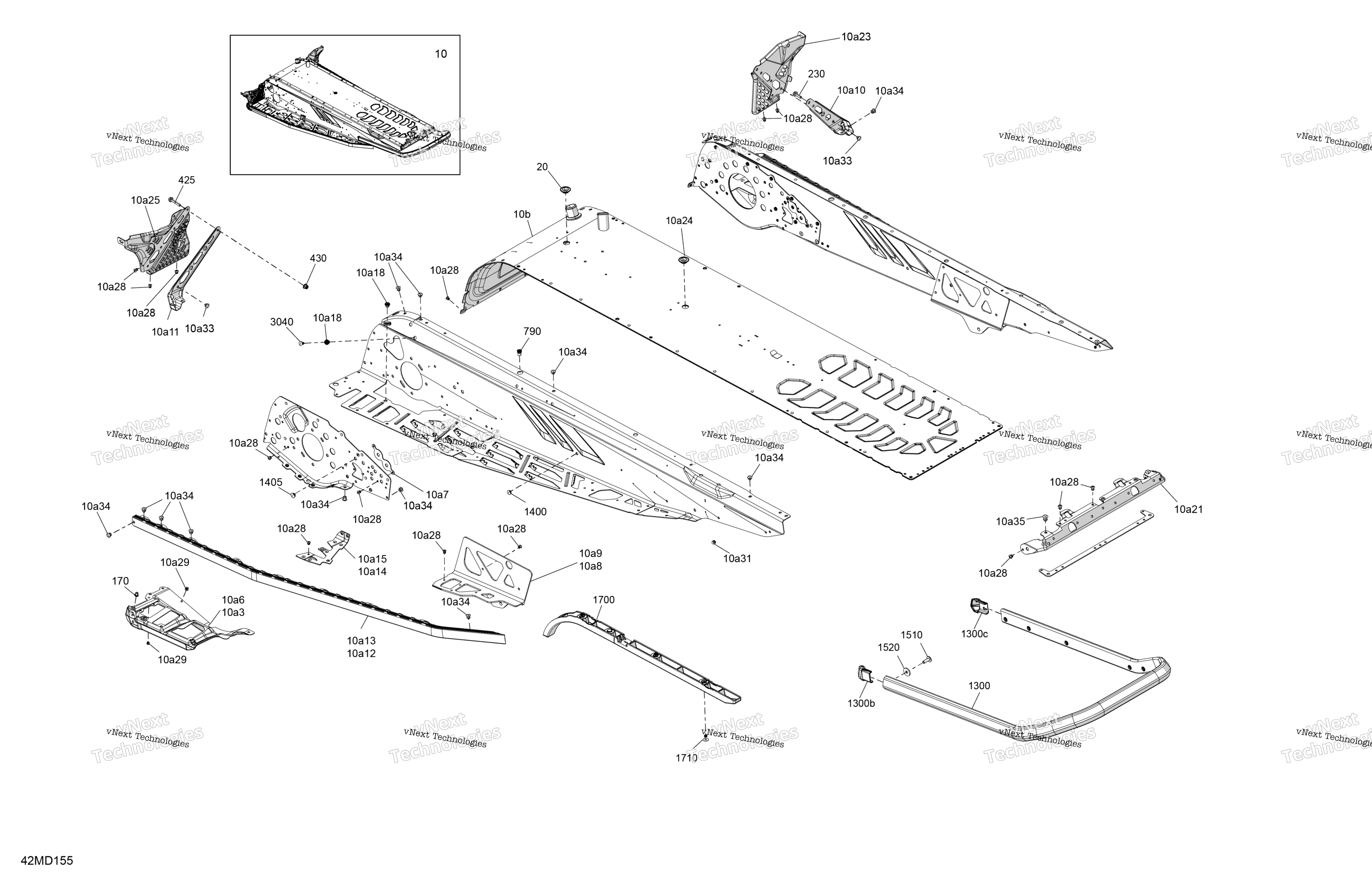Рама - System - Rear Section