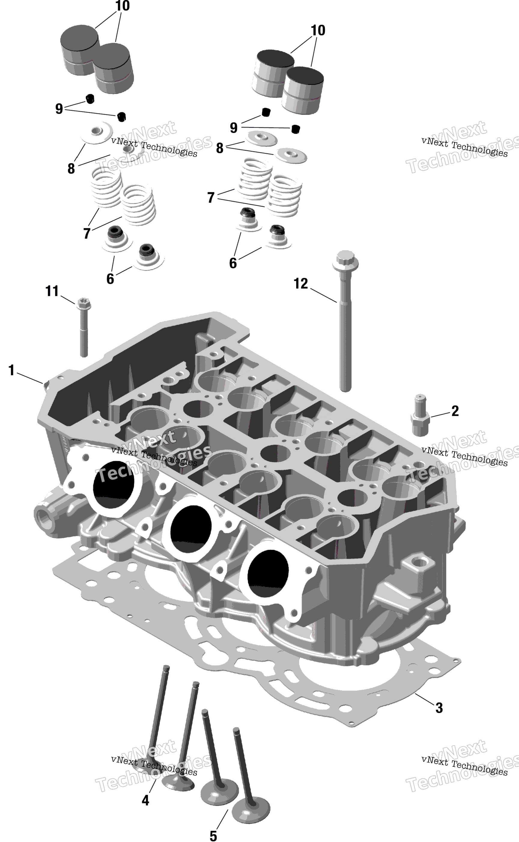 Rotax цилиндр головка