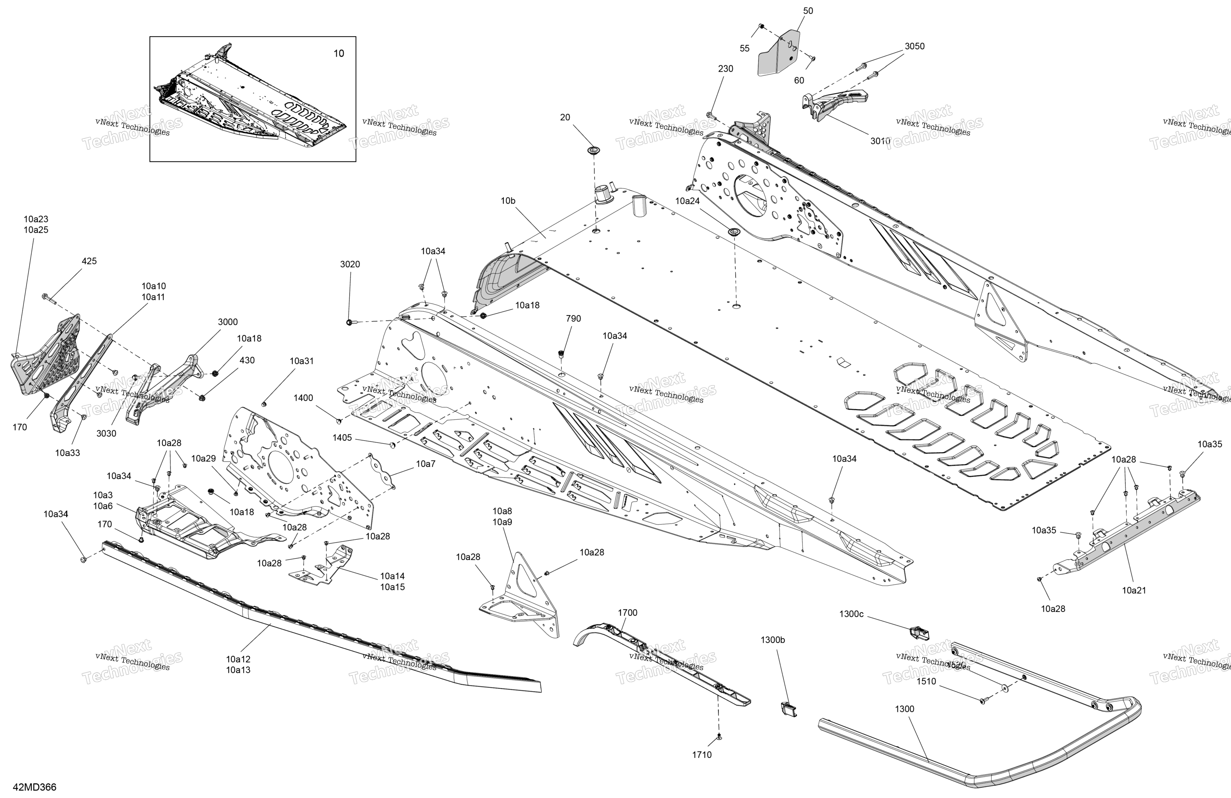 Рама - System - Rear Section