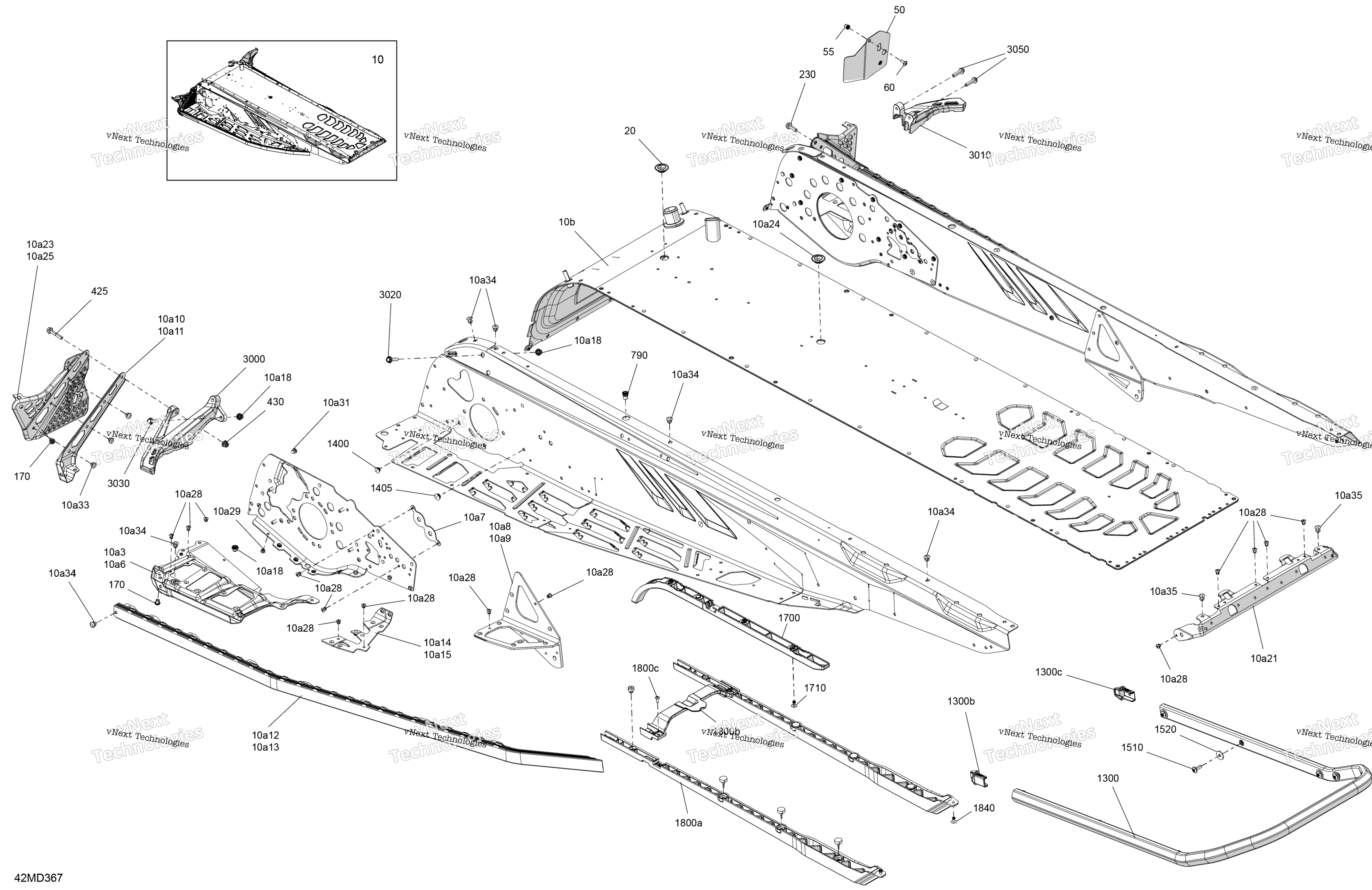 Рама - System - Rear Section