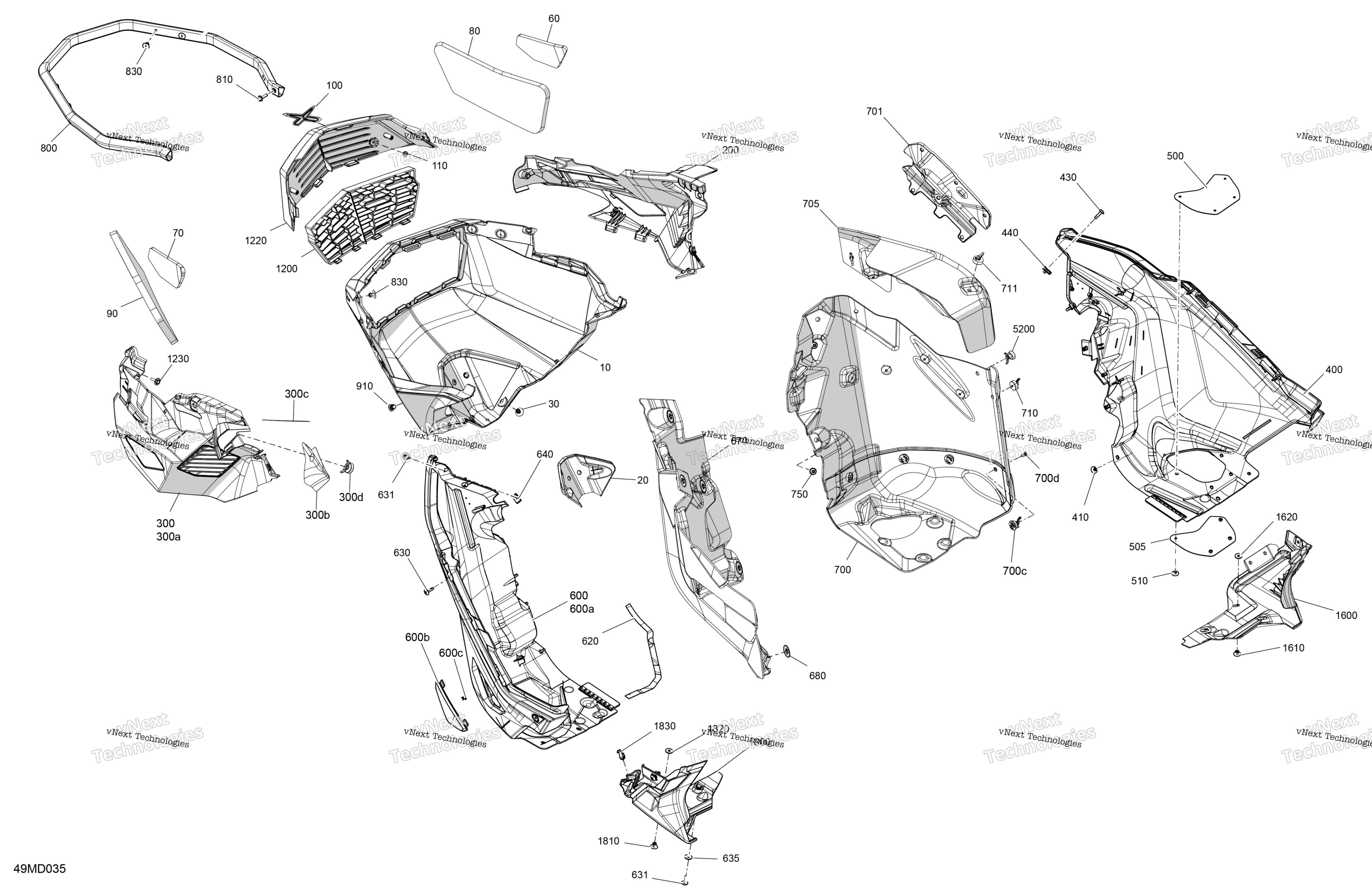 кузов Bottom поддон