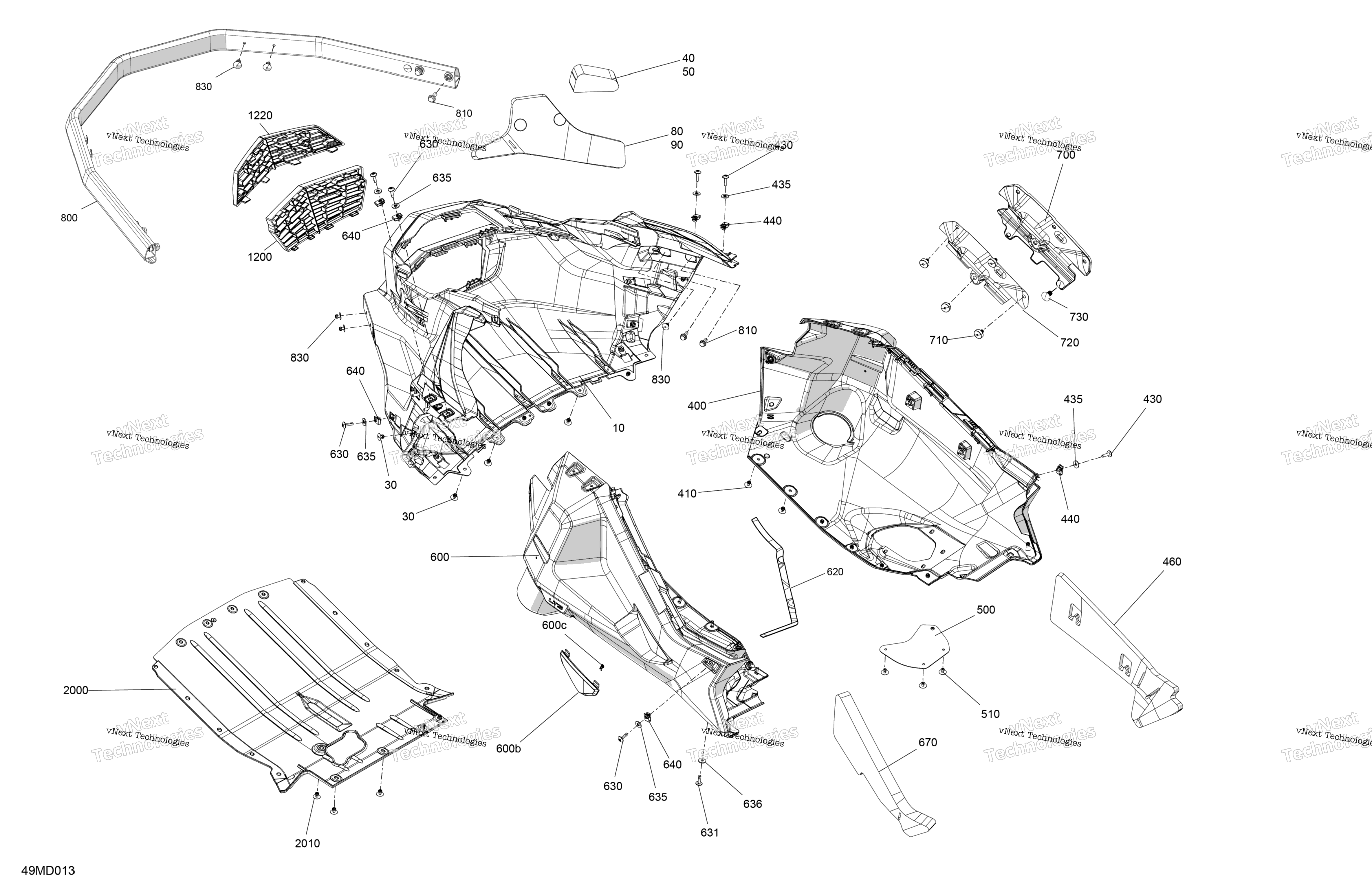 кузов Bottom поддон