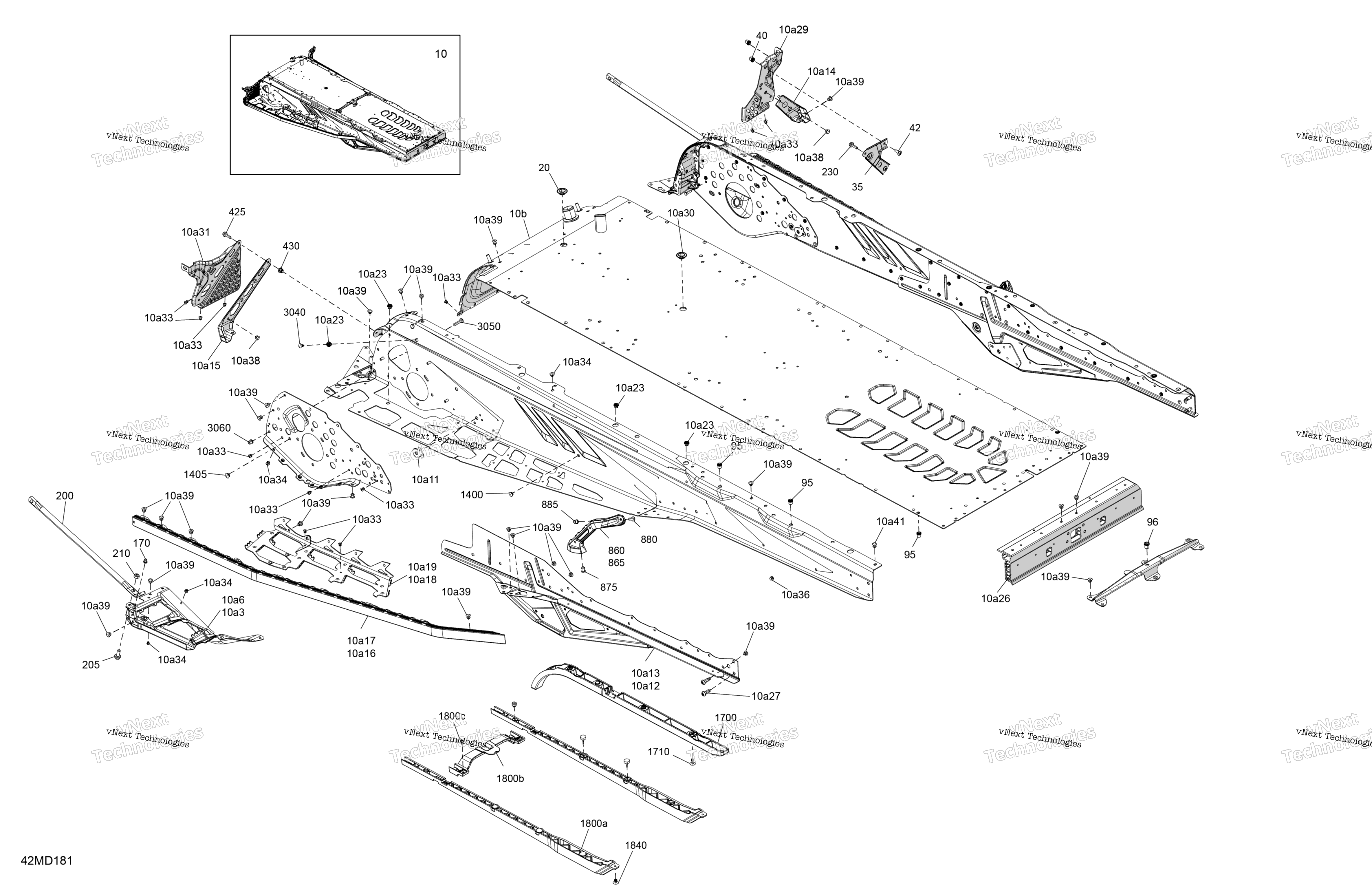 Рама - System - Rear Section