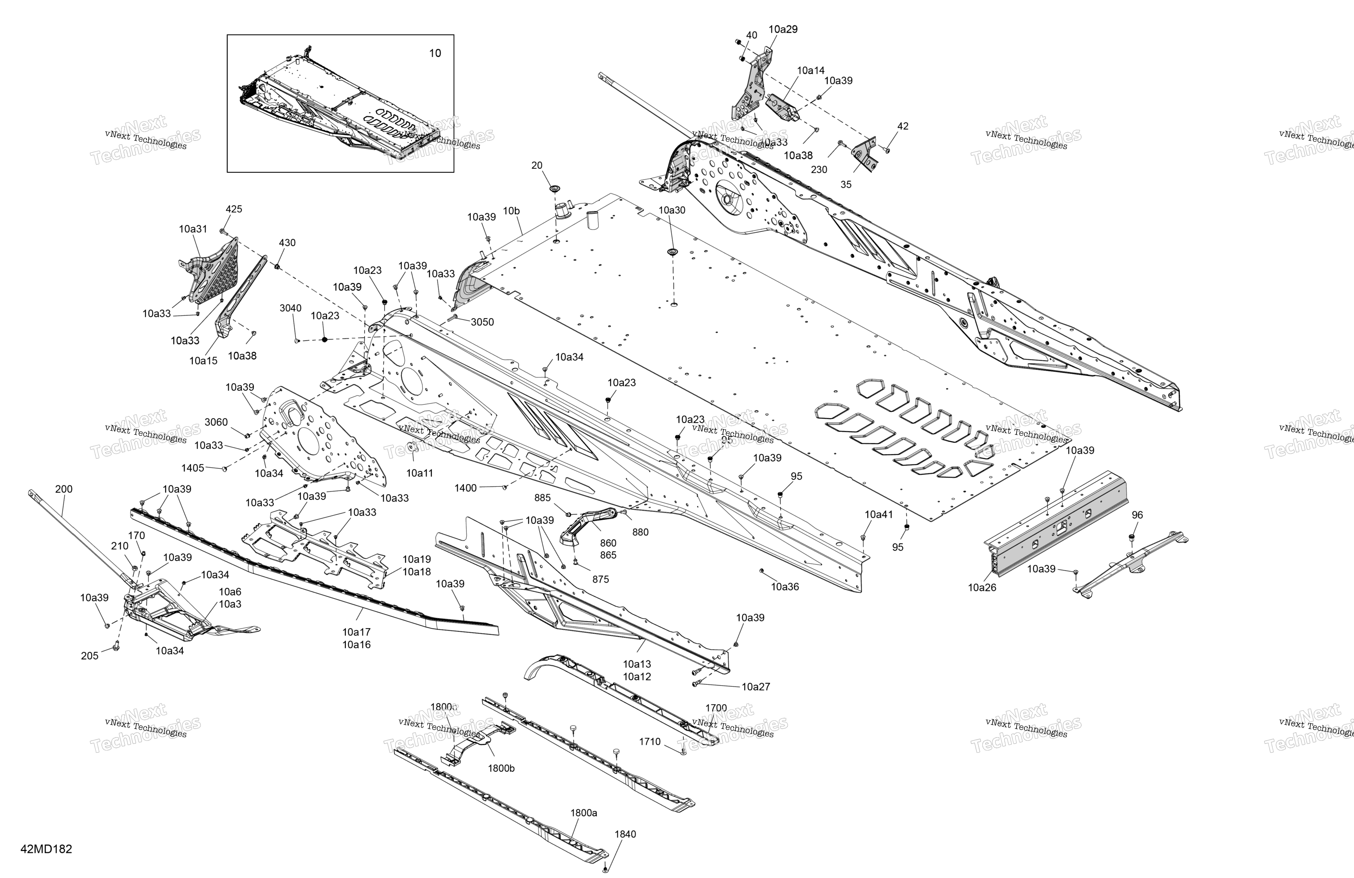 Рама - System - Rear Section