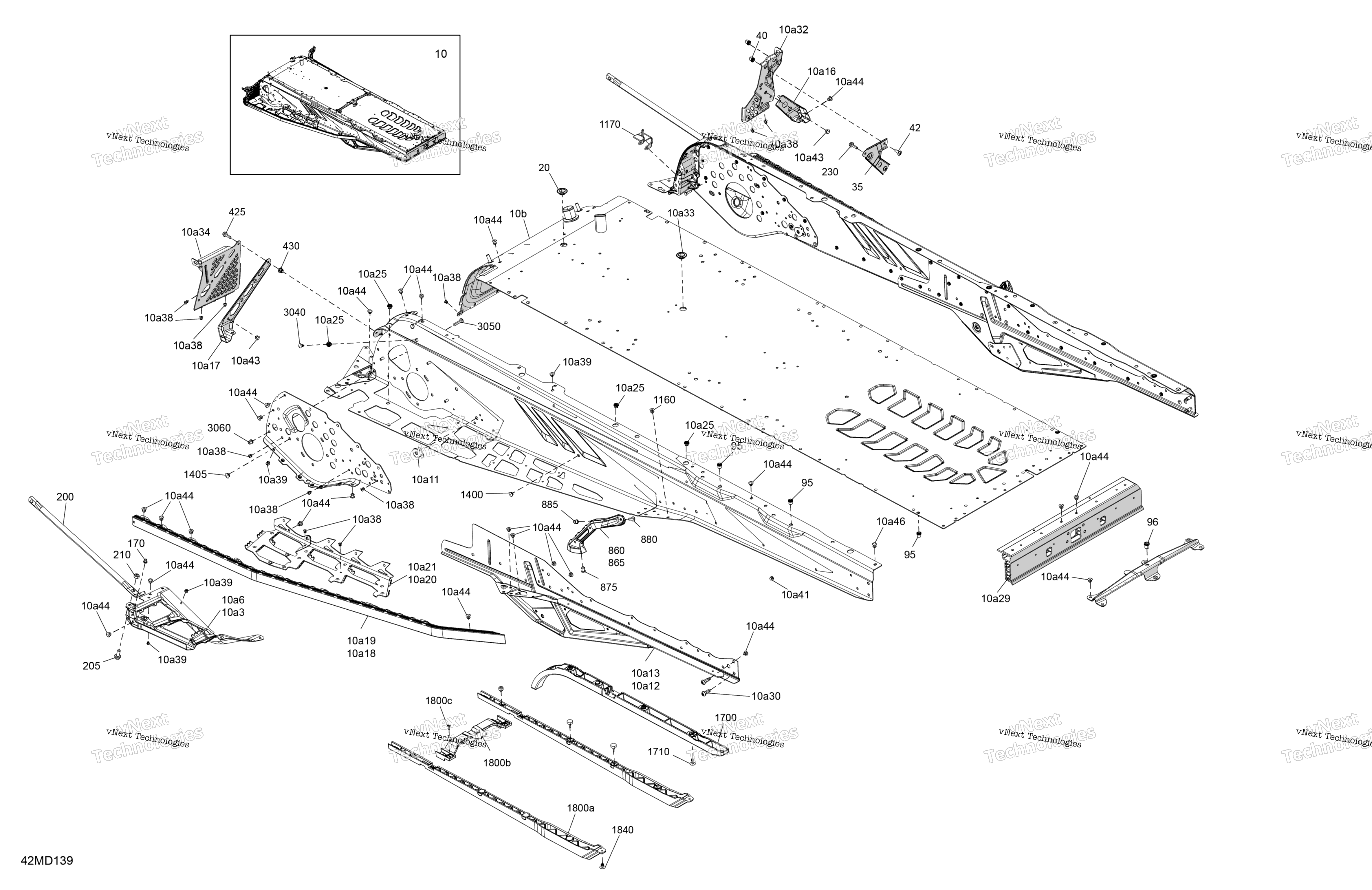 Рама - System - Rear Section