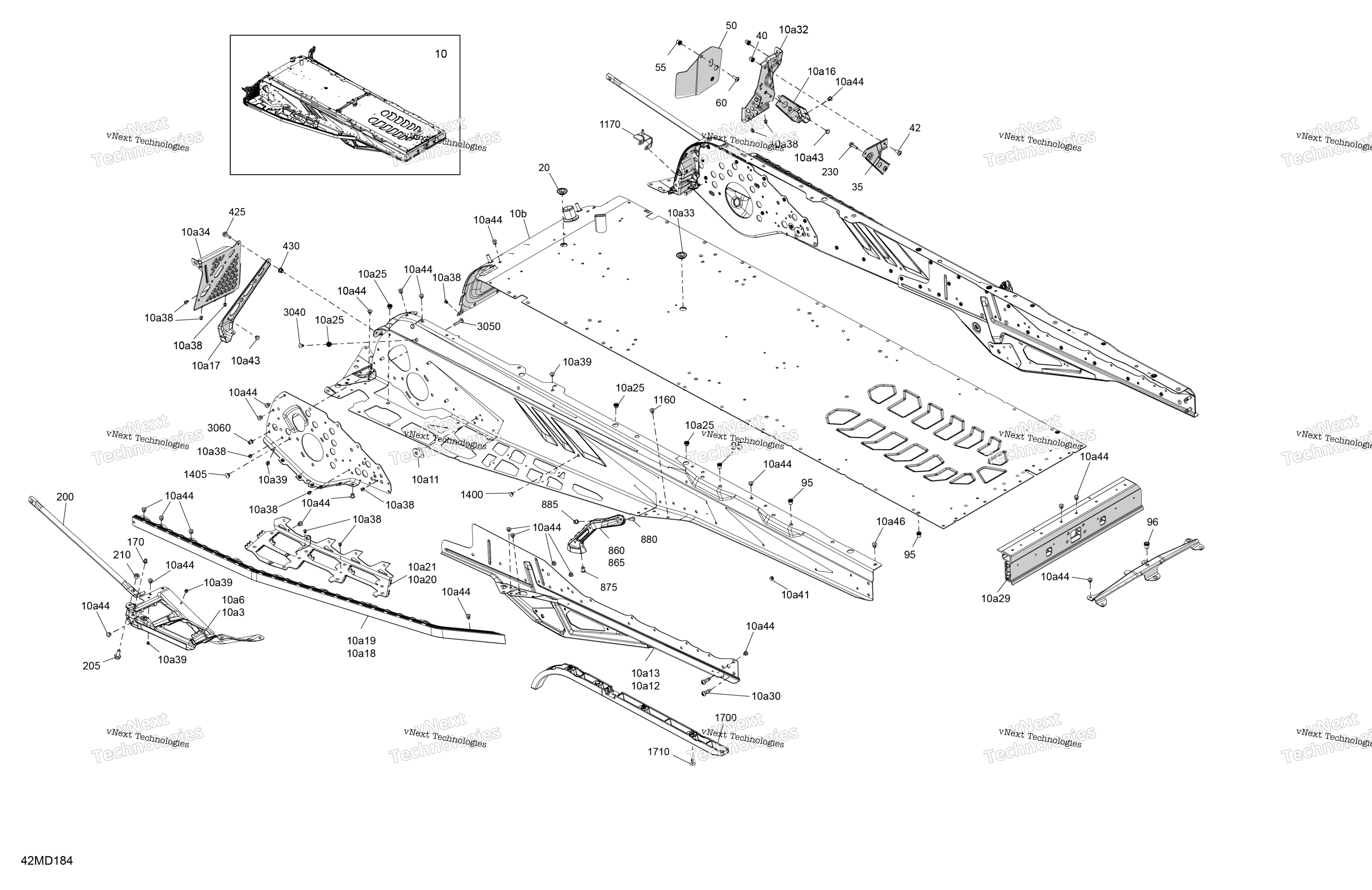 Рама - System - Rear Section