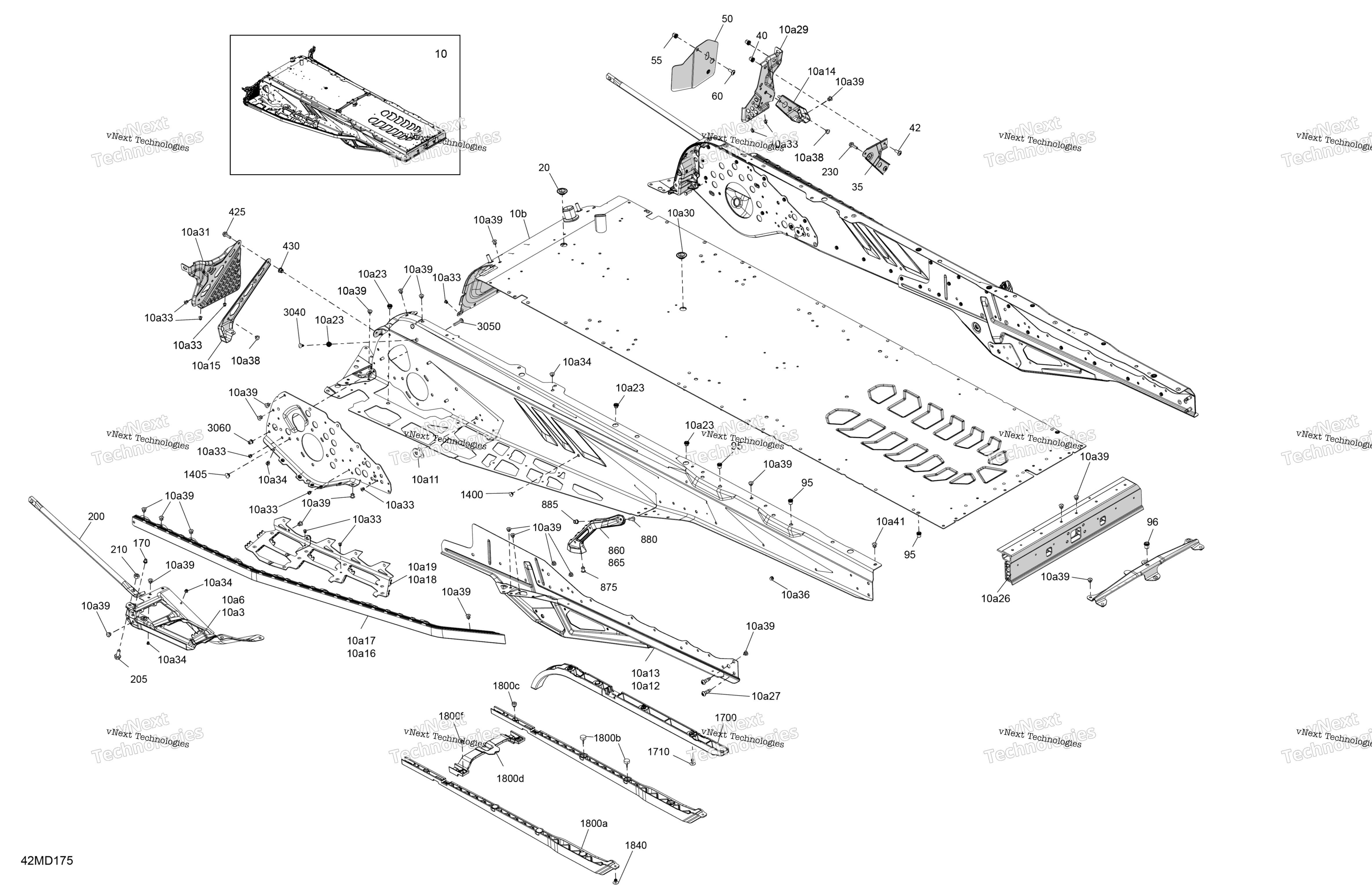 Рама - System - Rear Section