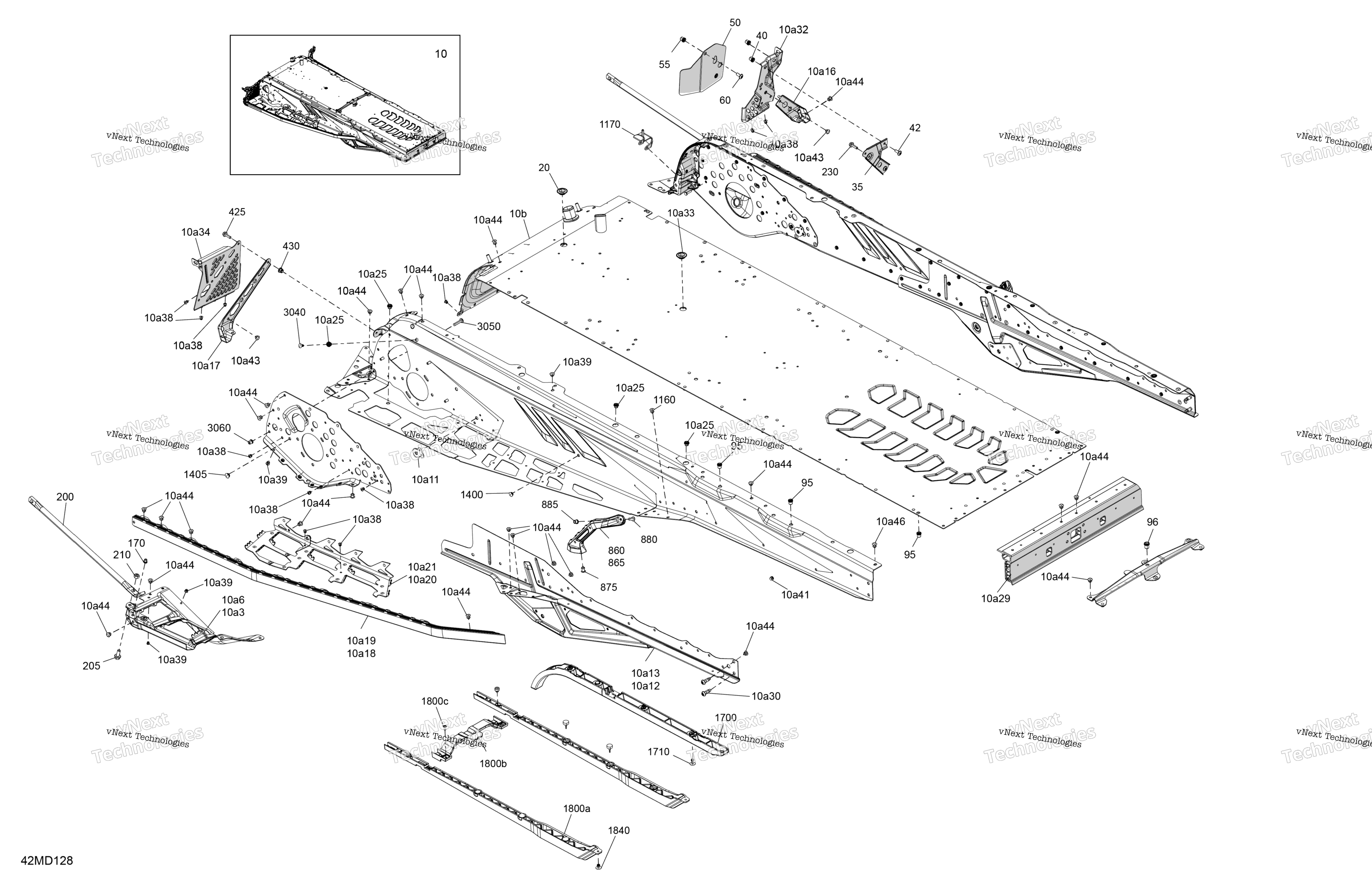 Рама - System - Rear Section
