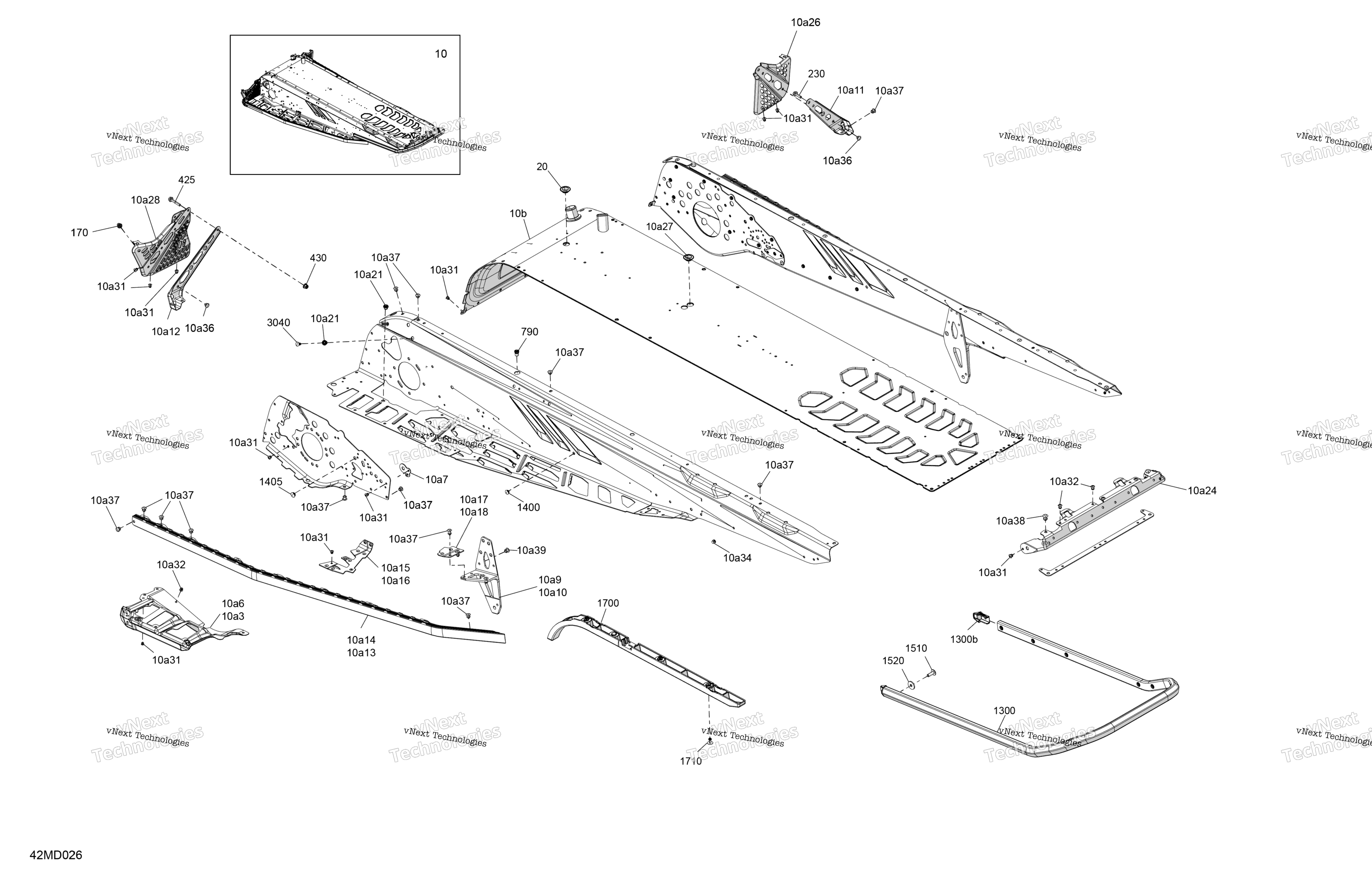 Рама - System - Rear Section