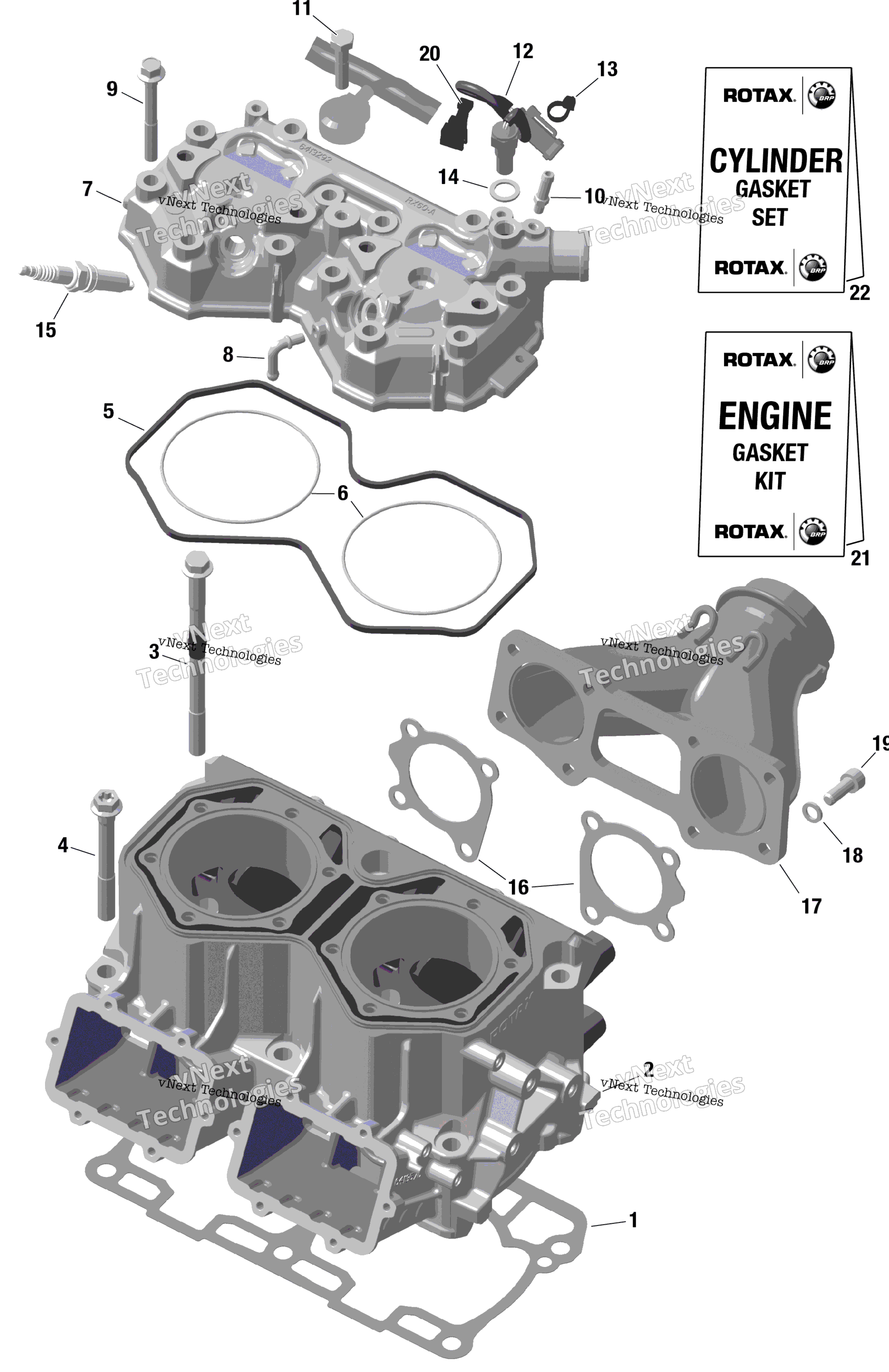 Rotax цилиндр