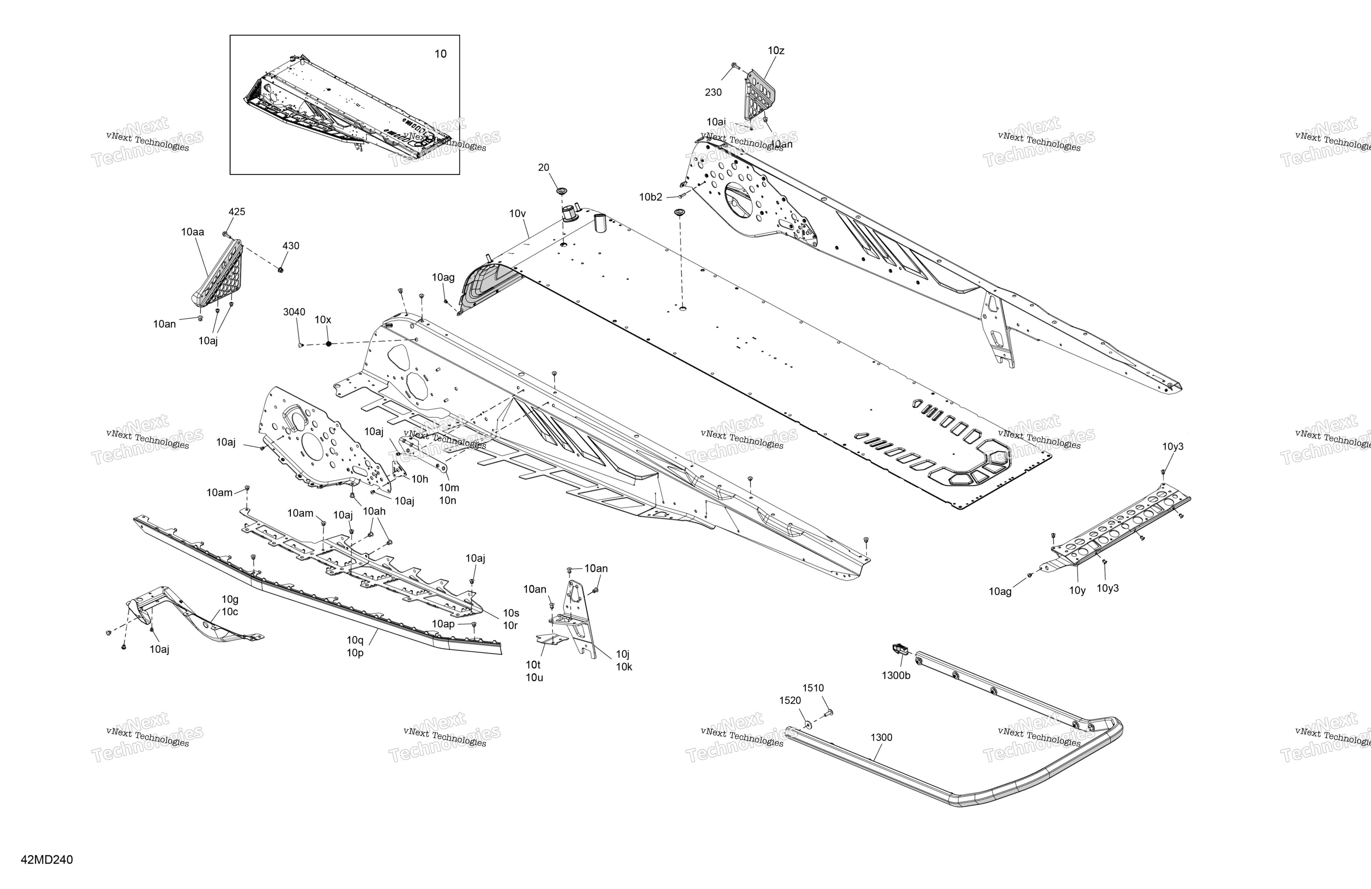 Рама - System - Rear Section