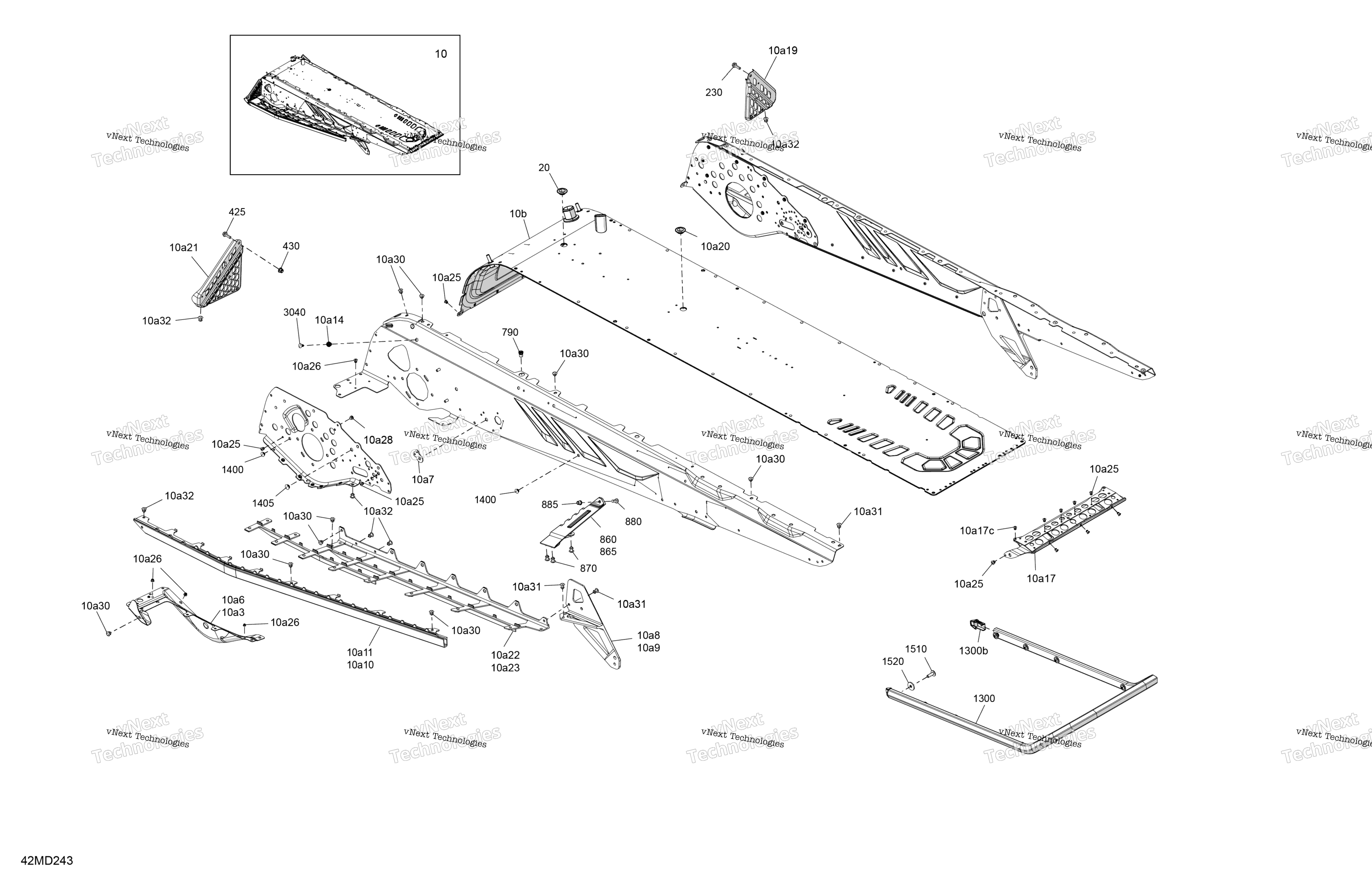 Рама - System - Rear Section