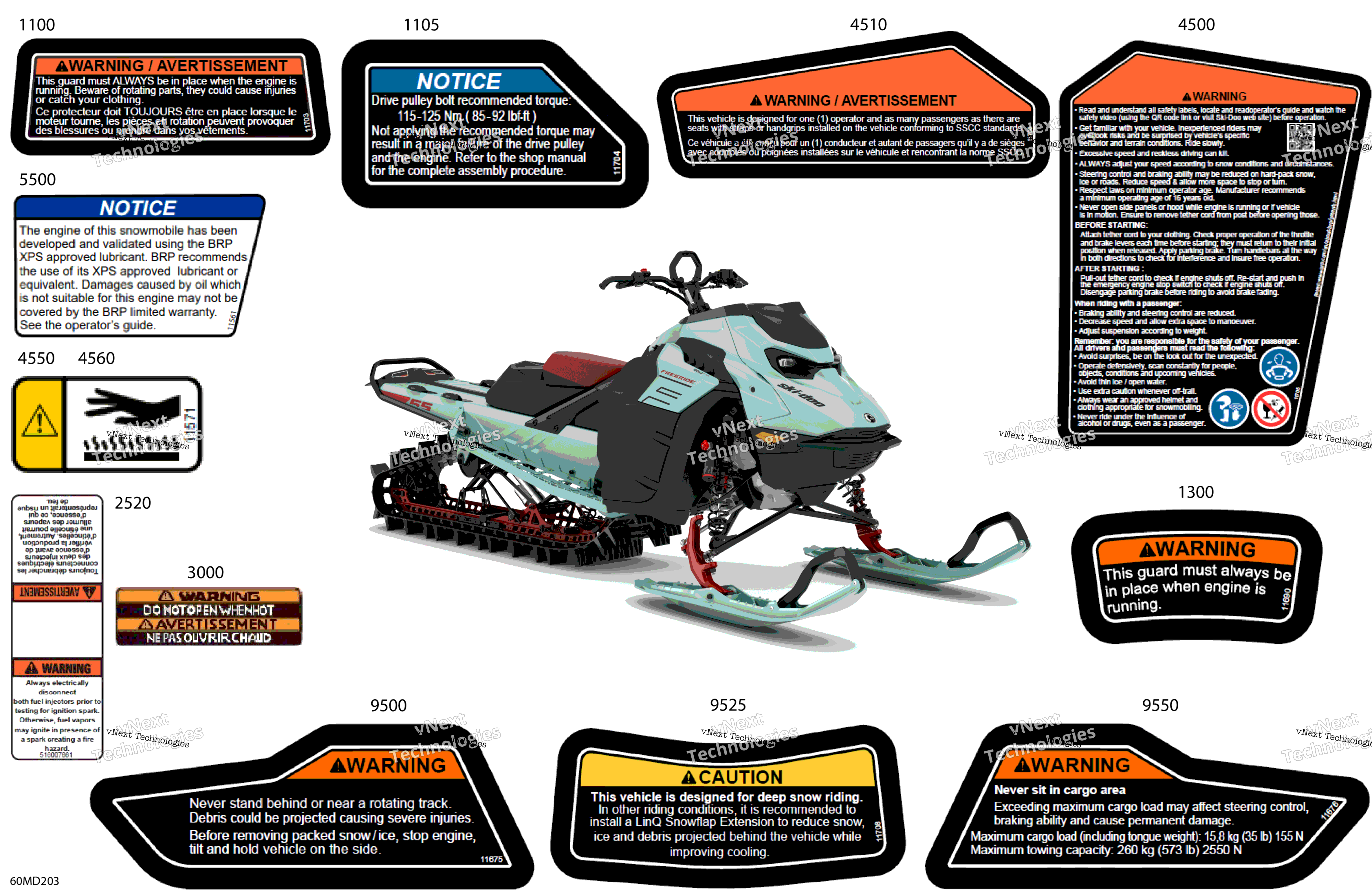 кузов Warning наклейки