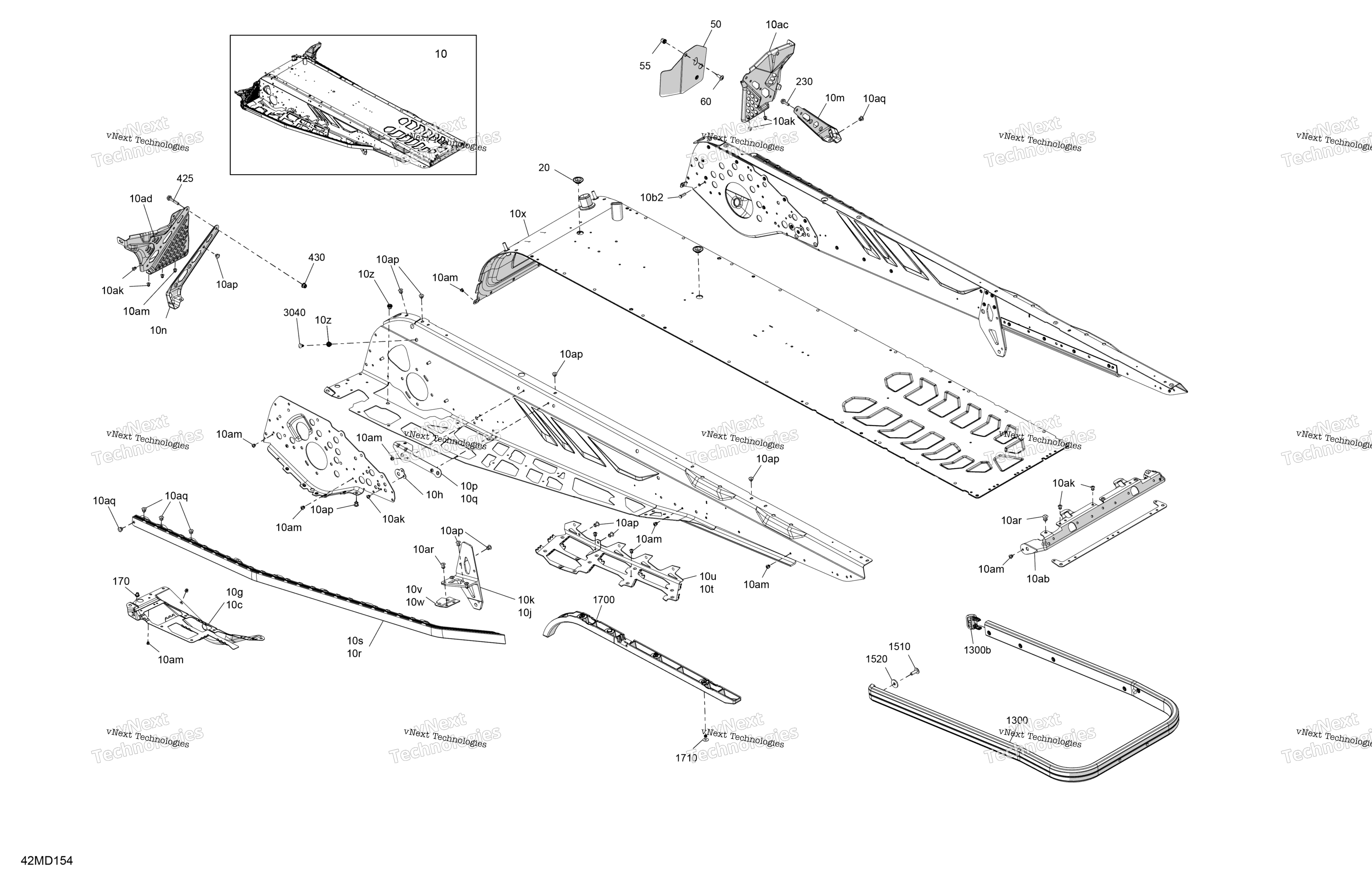 Рама - System - Rear Section