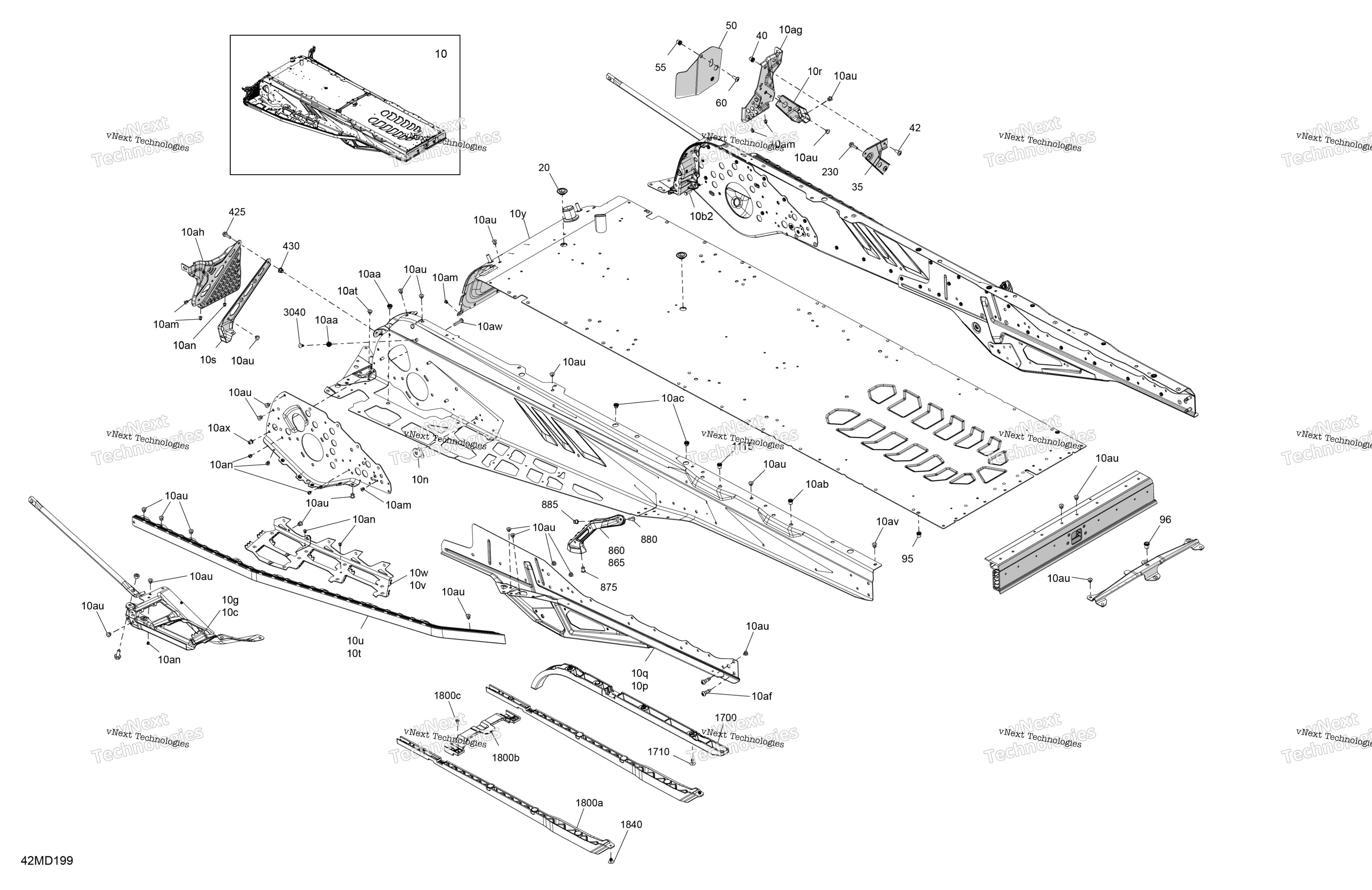 Рама - System - Rear Section