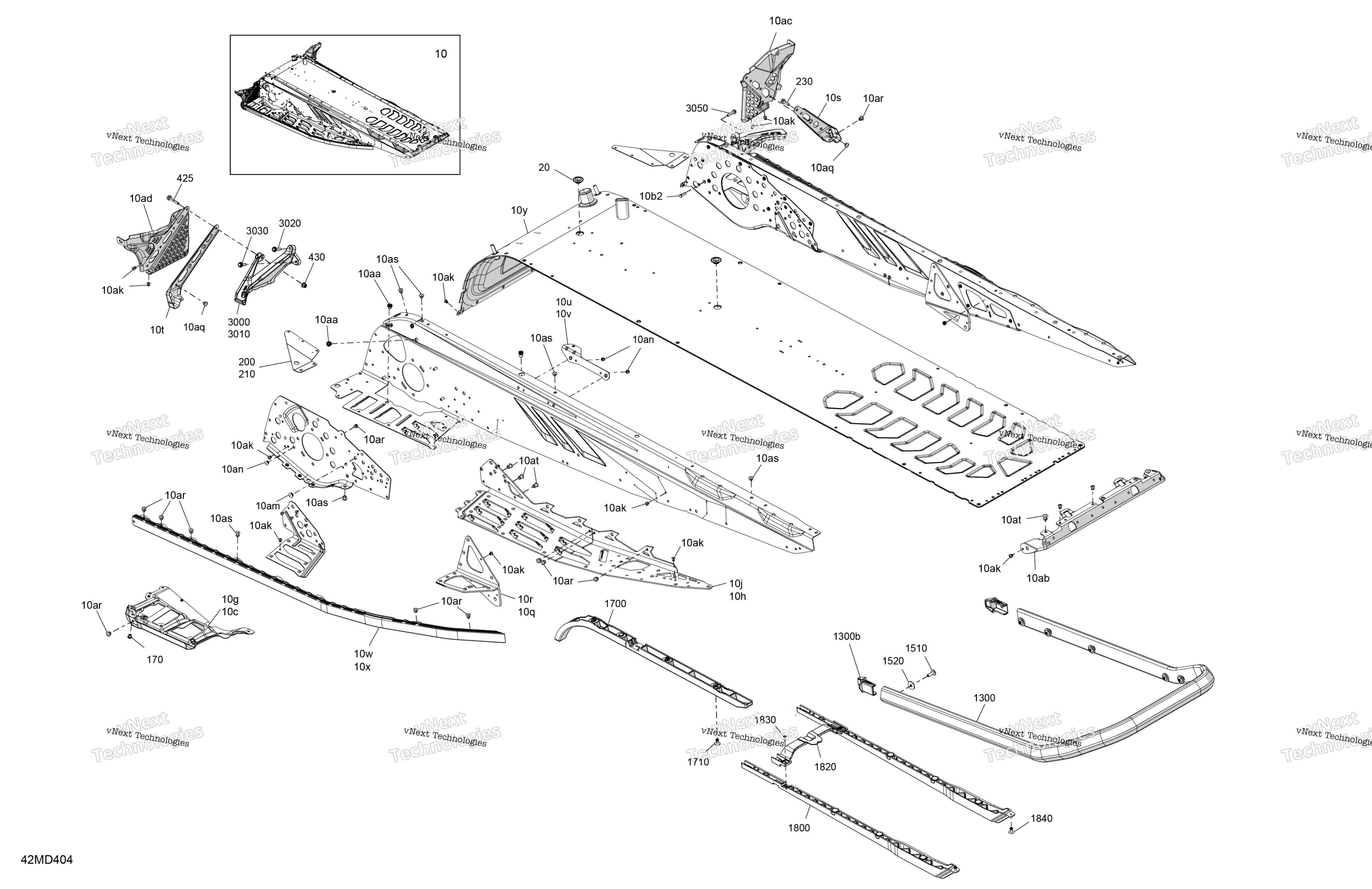 Рама - System - Rear Section