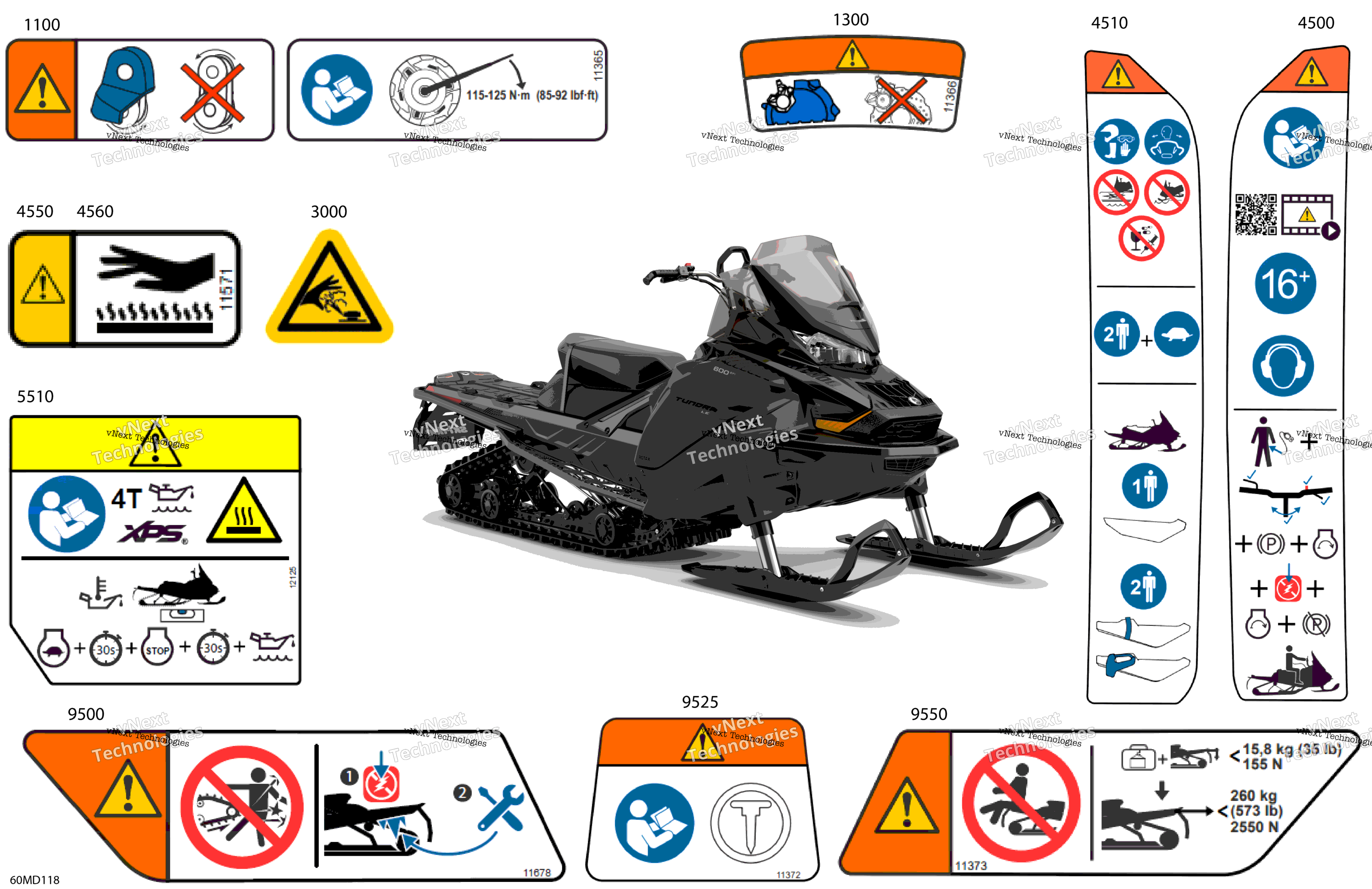 кузов Warning наклейки