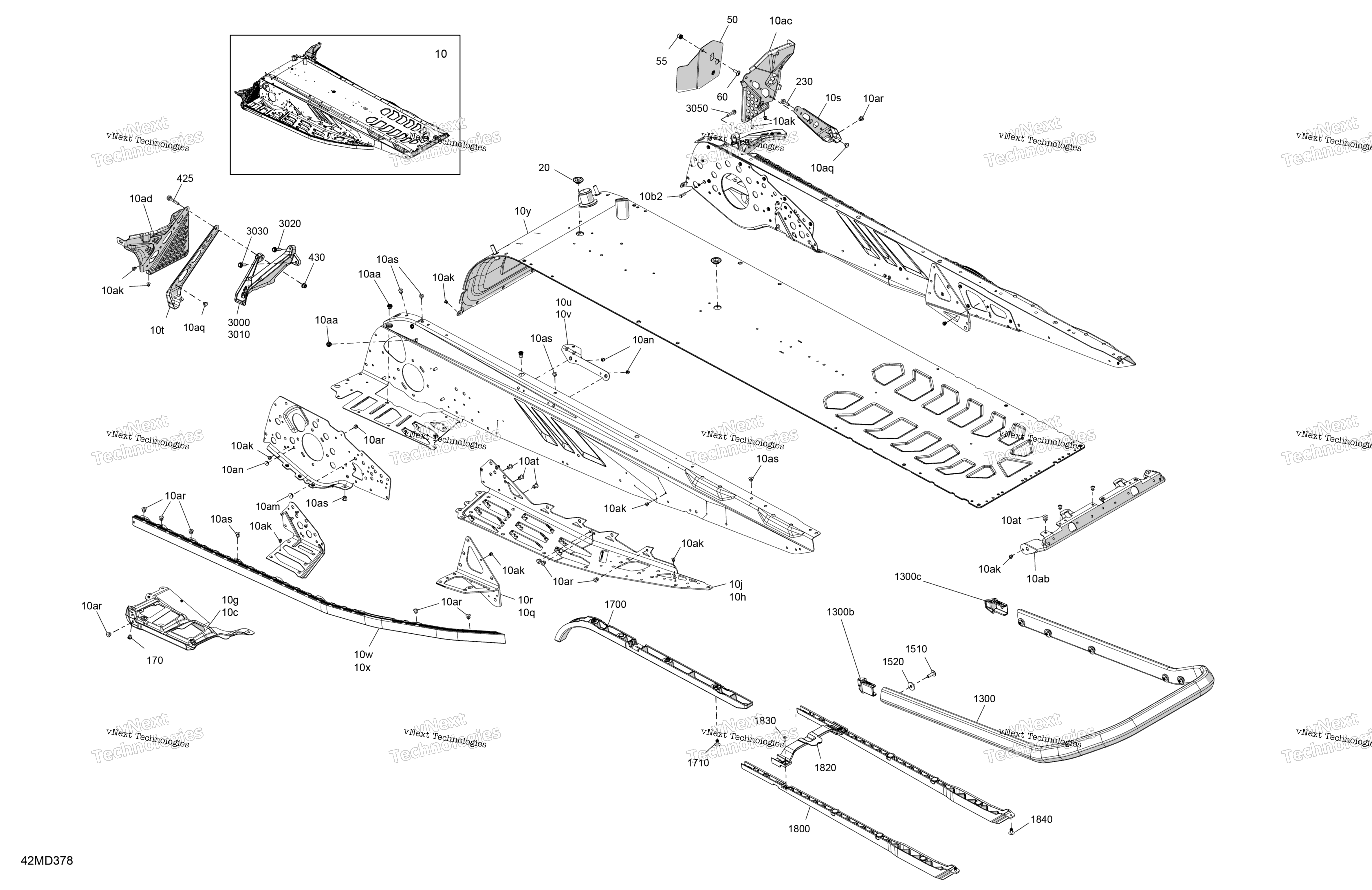 Рама - System - Rear Section