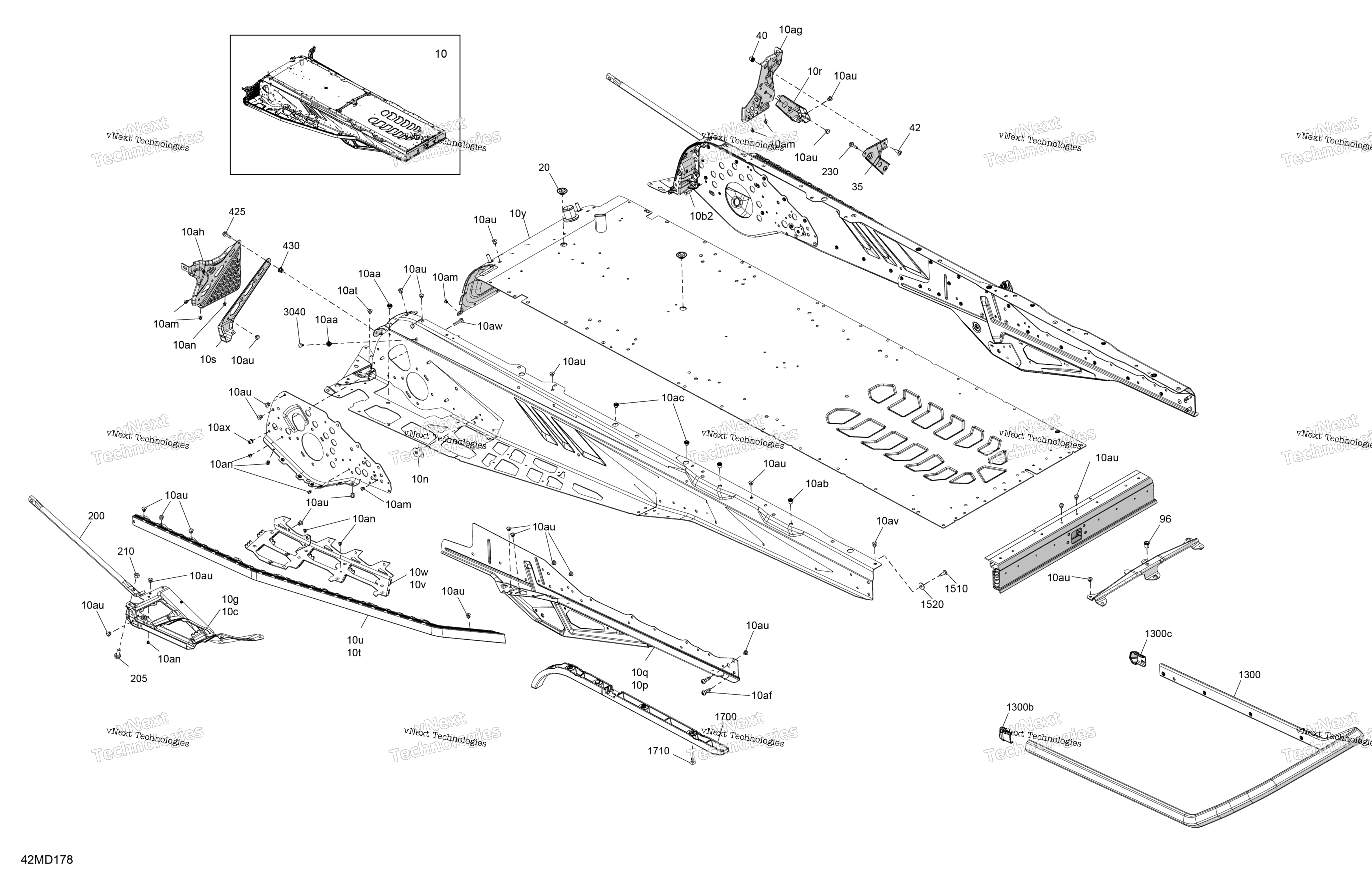 Рама - System - Rear Section