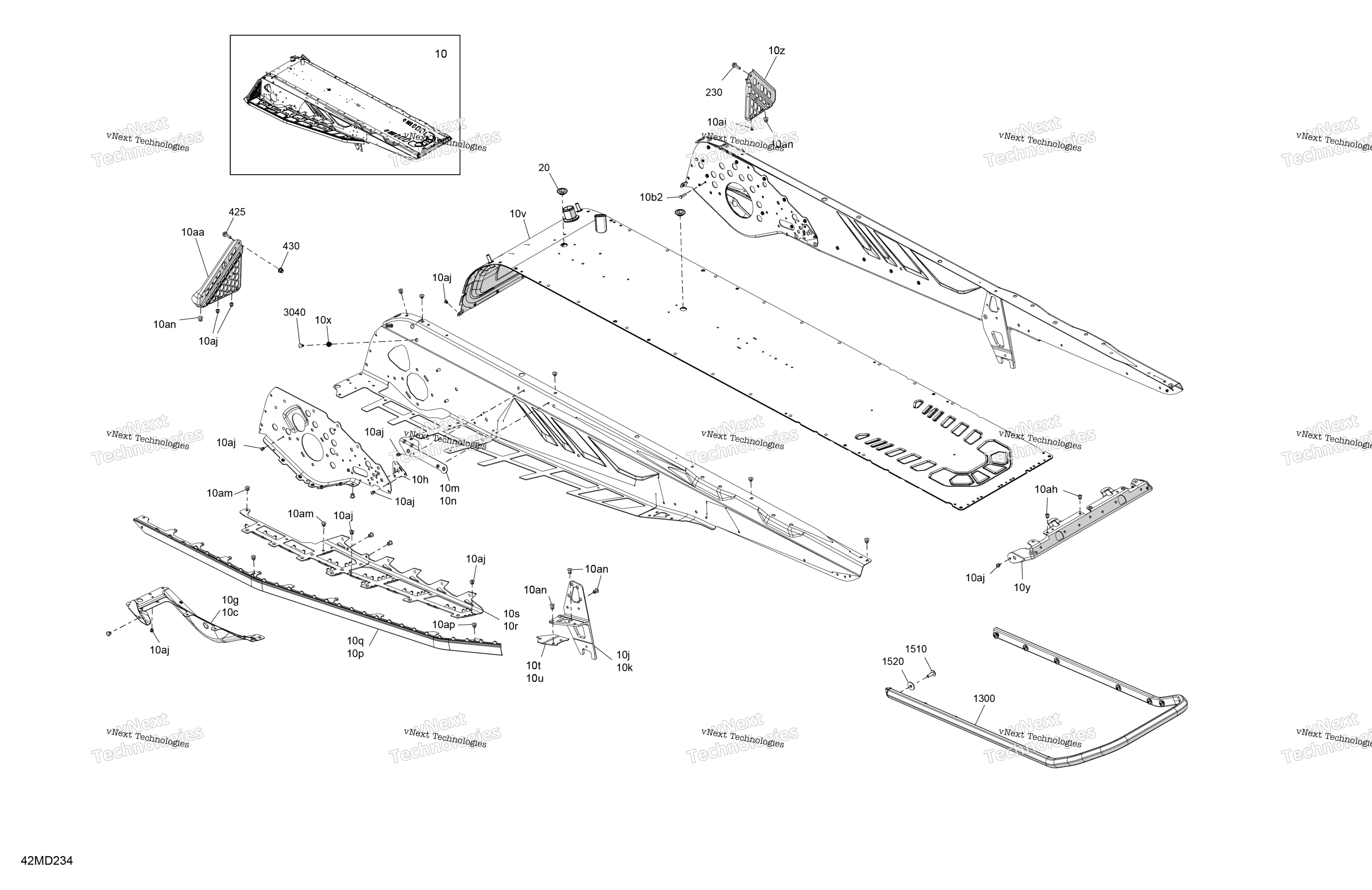 Рама - System - Rear Section