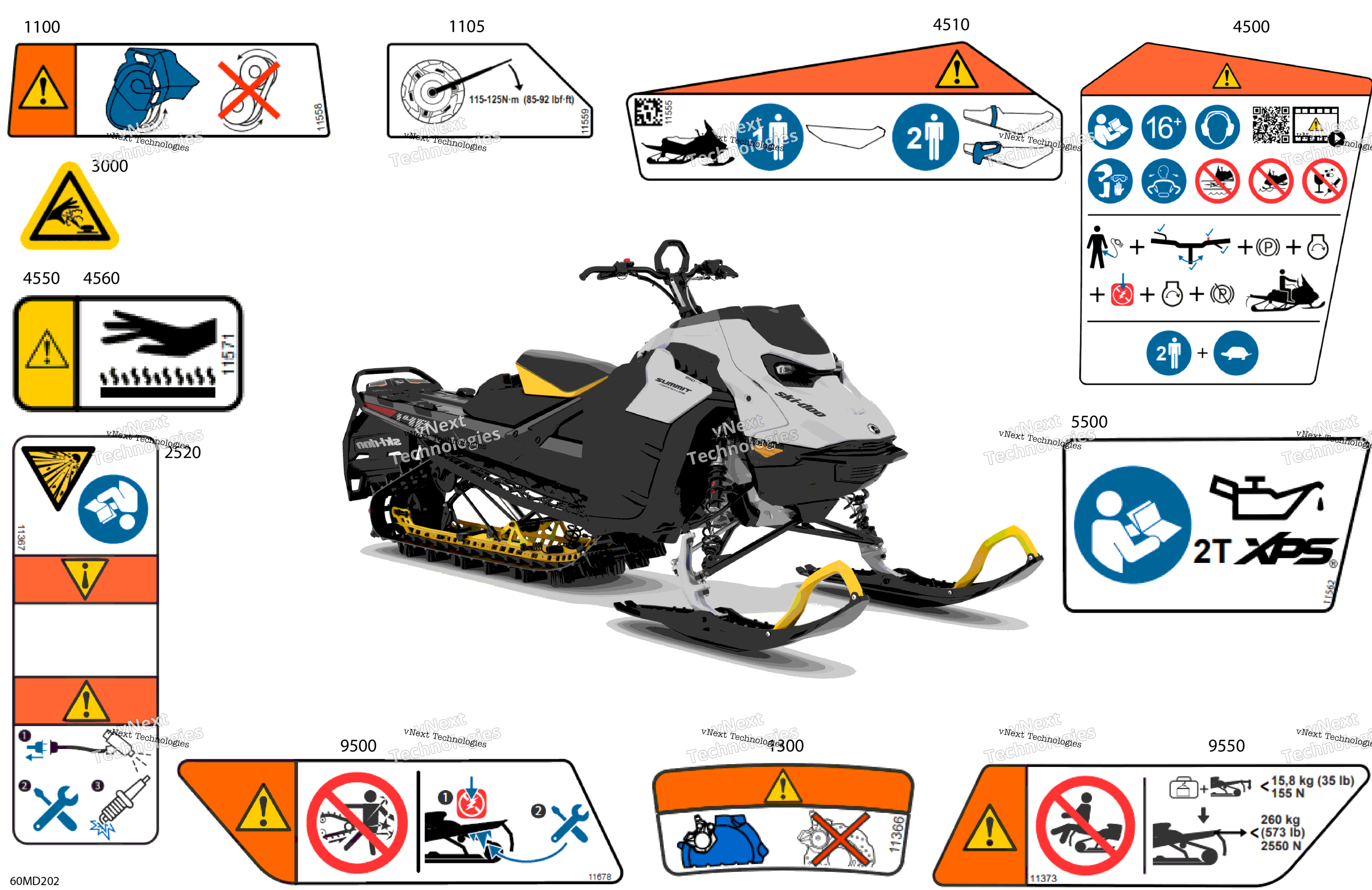 кузов Warning наклейки