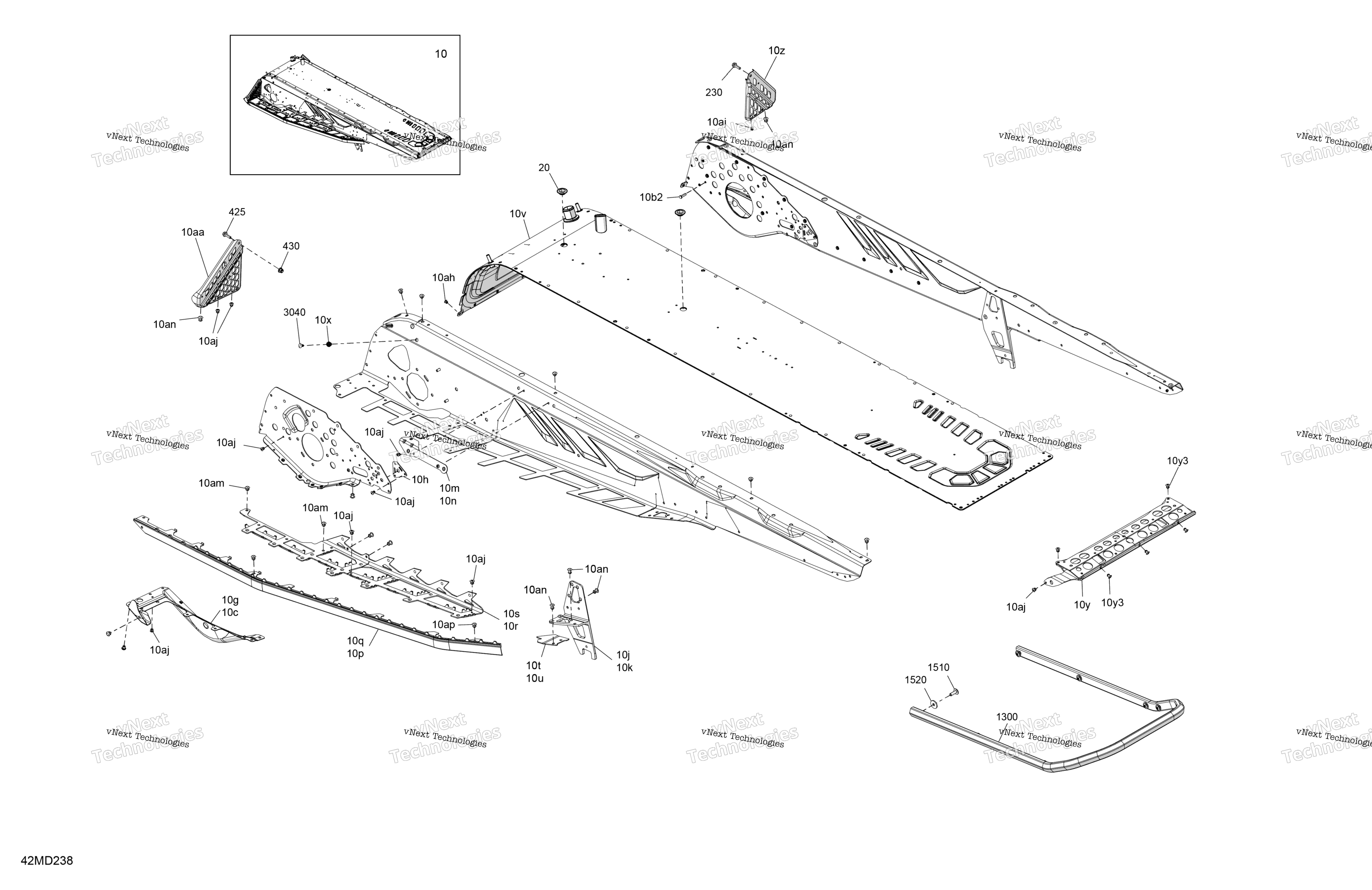 Рама - System - Rear Section