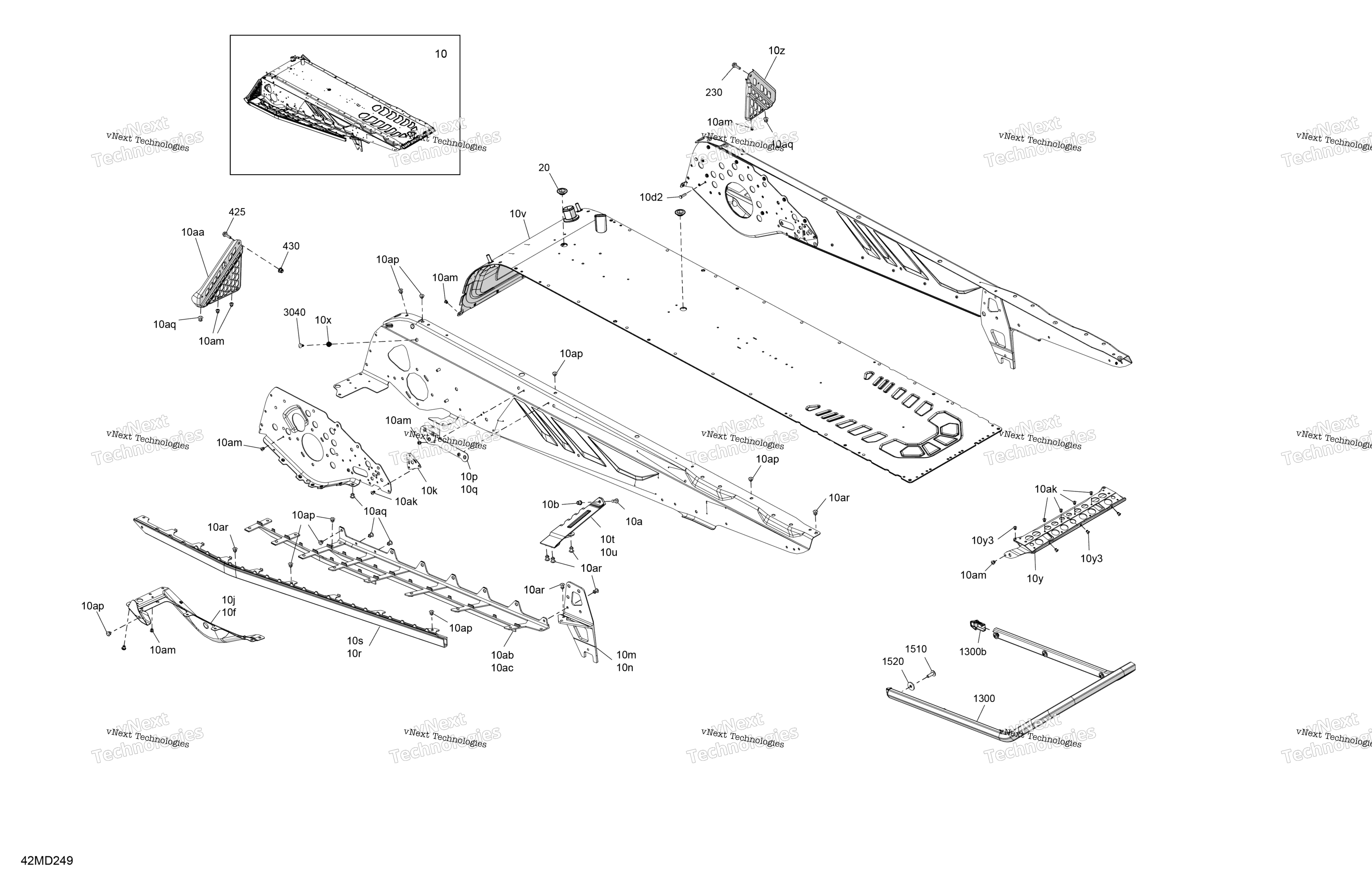Рама - System - Rear Section