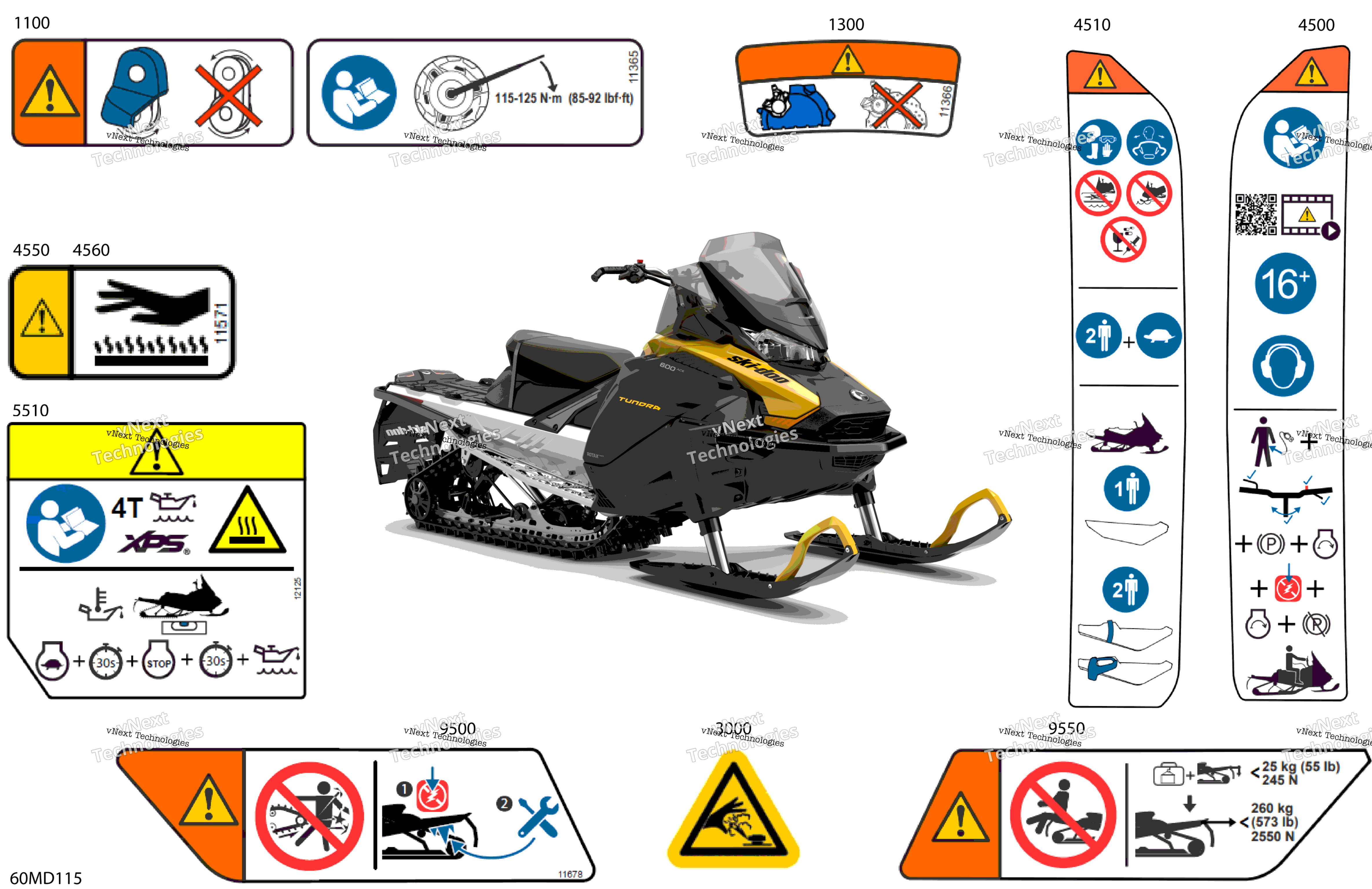 кузов Warning наклейки