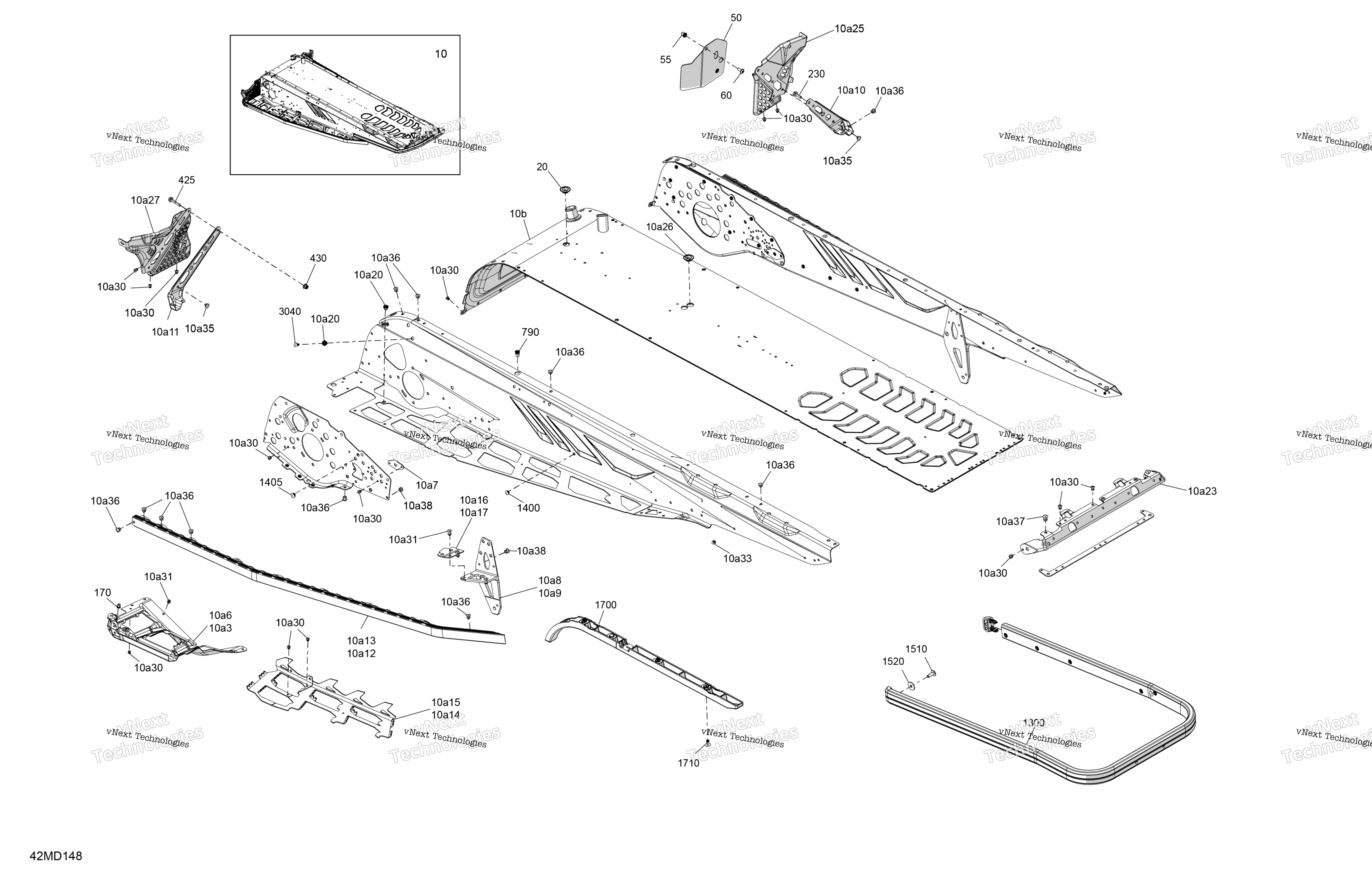 Рама - System - Rear Section