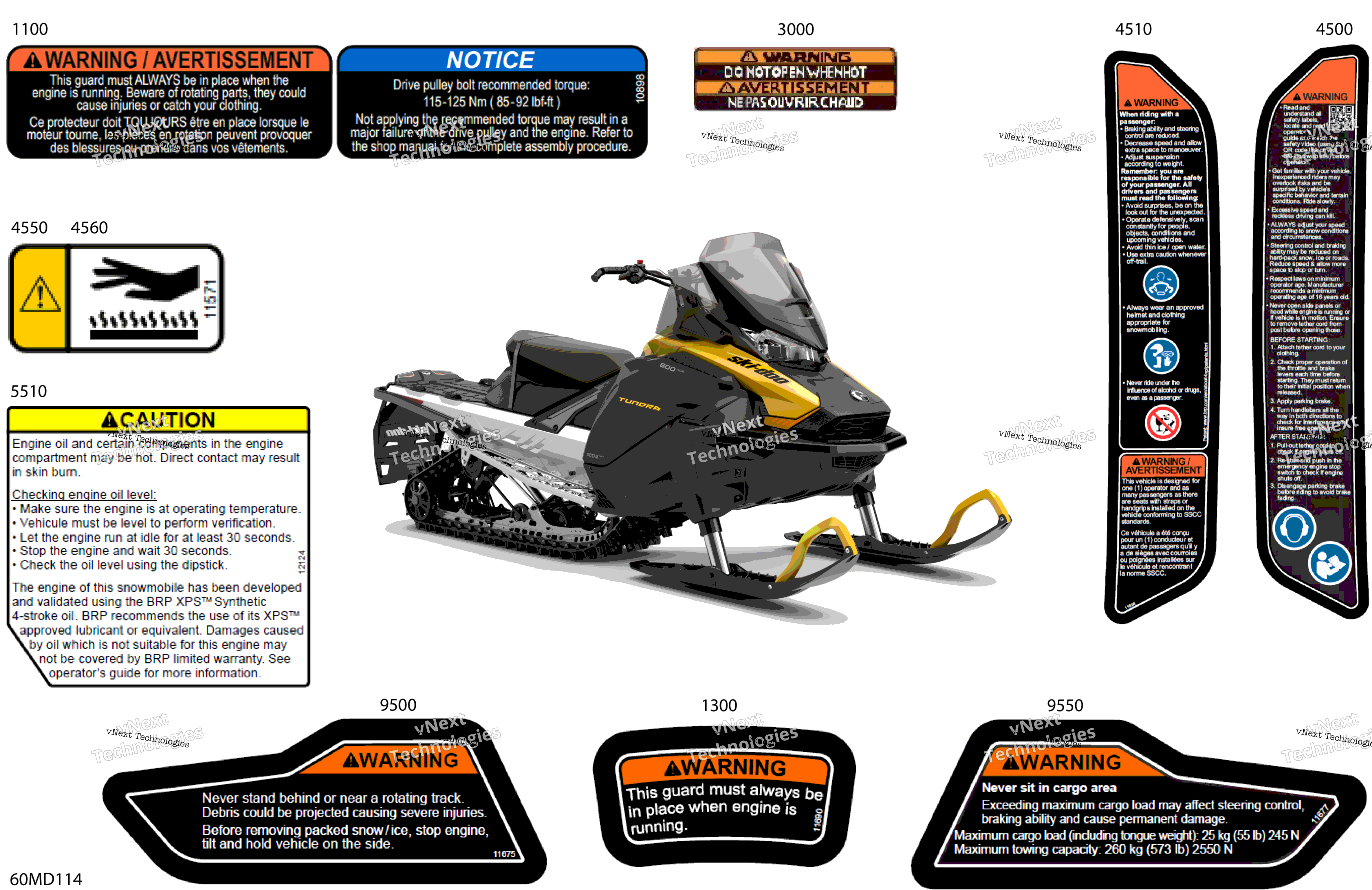 кузов Warning наклейки
