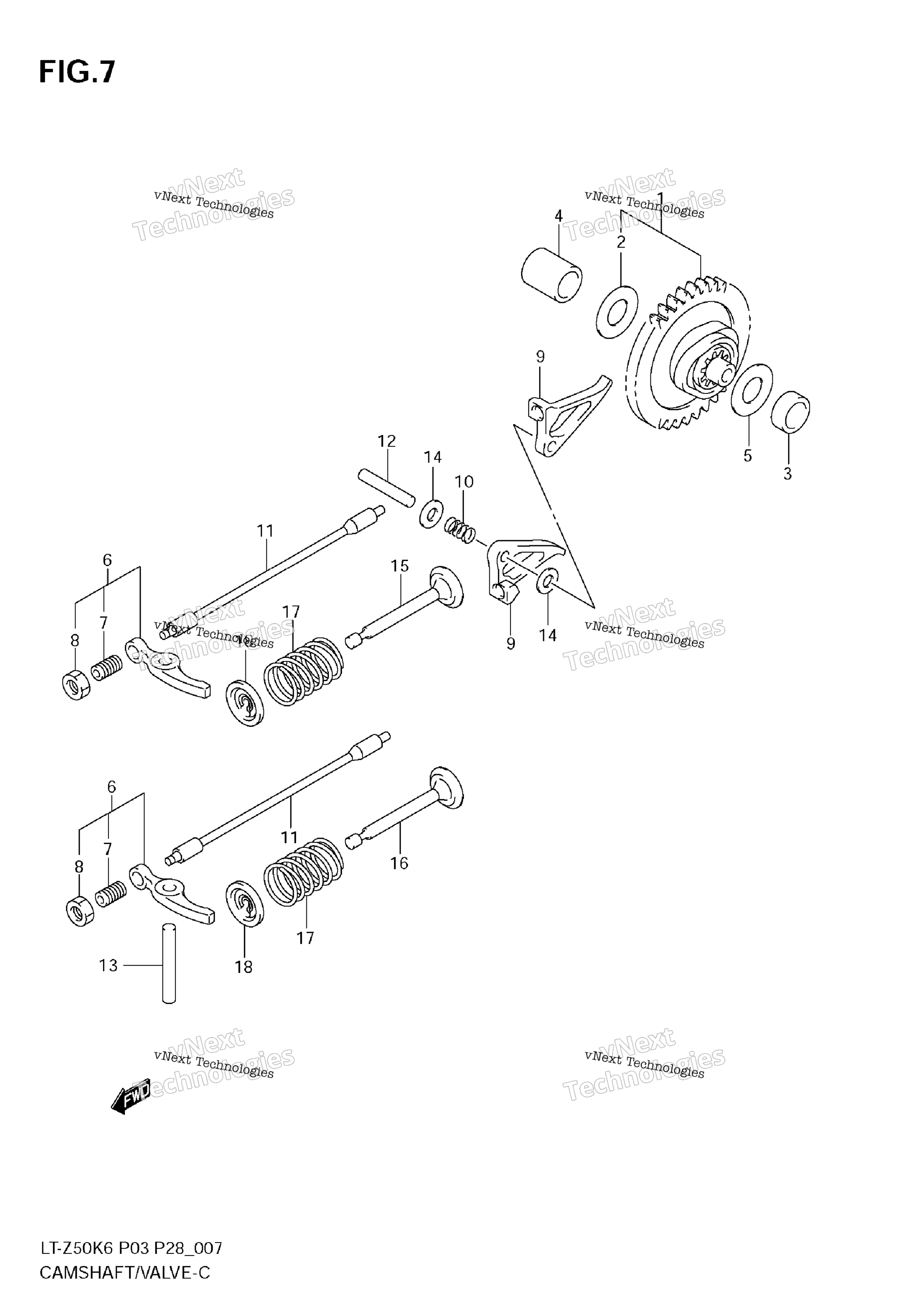 Camshaft / клапан