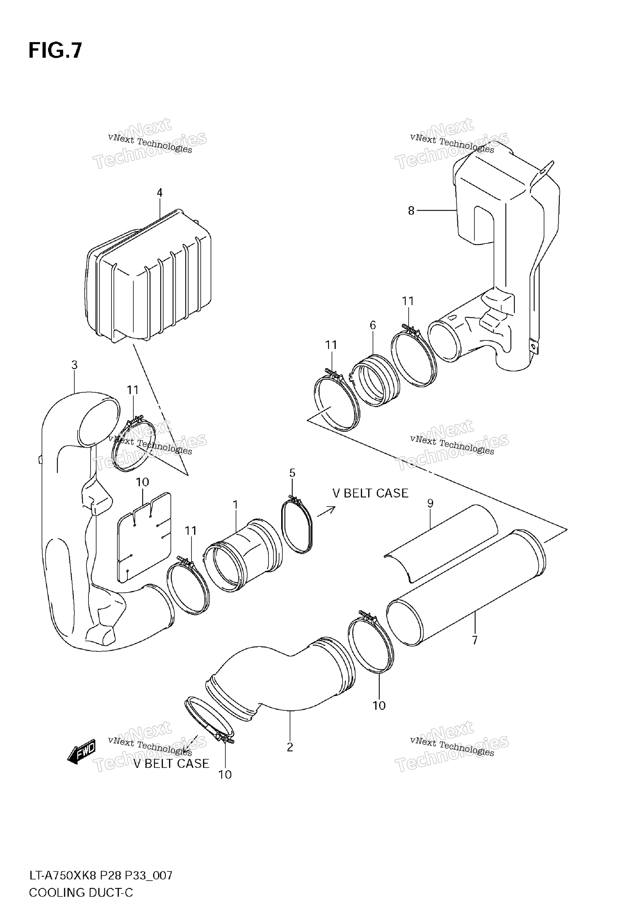 Система охлаждения Duct