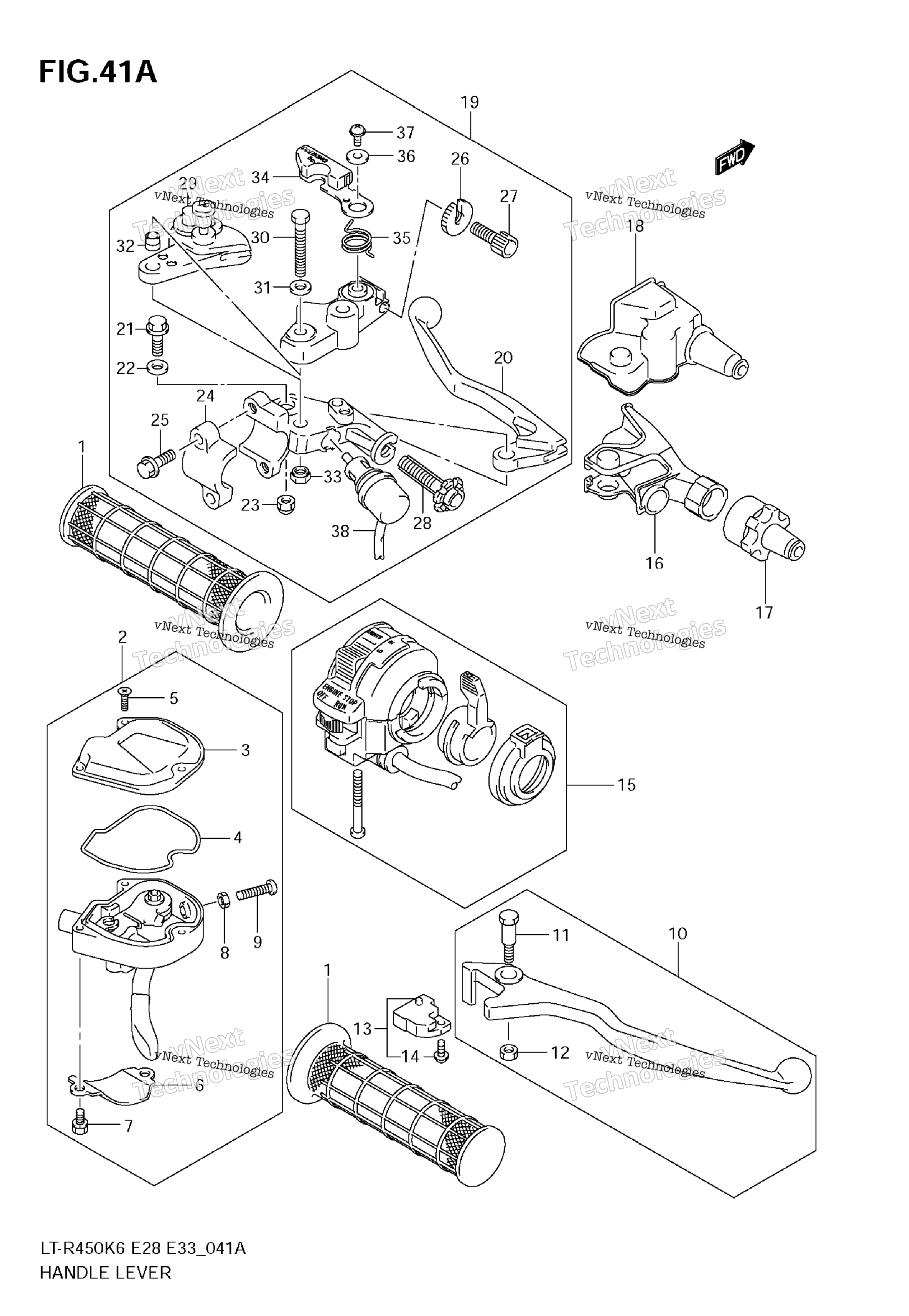 Рычаг руля (Model K9)
