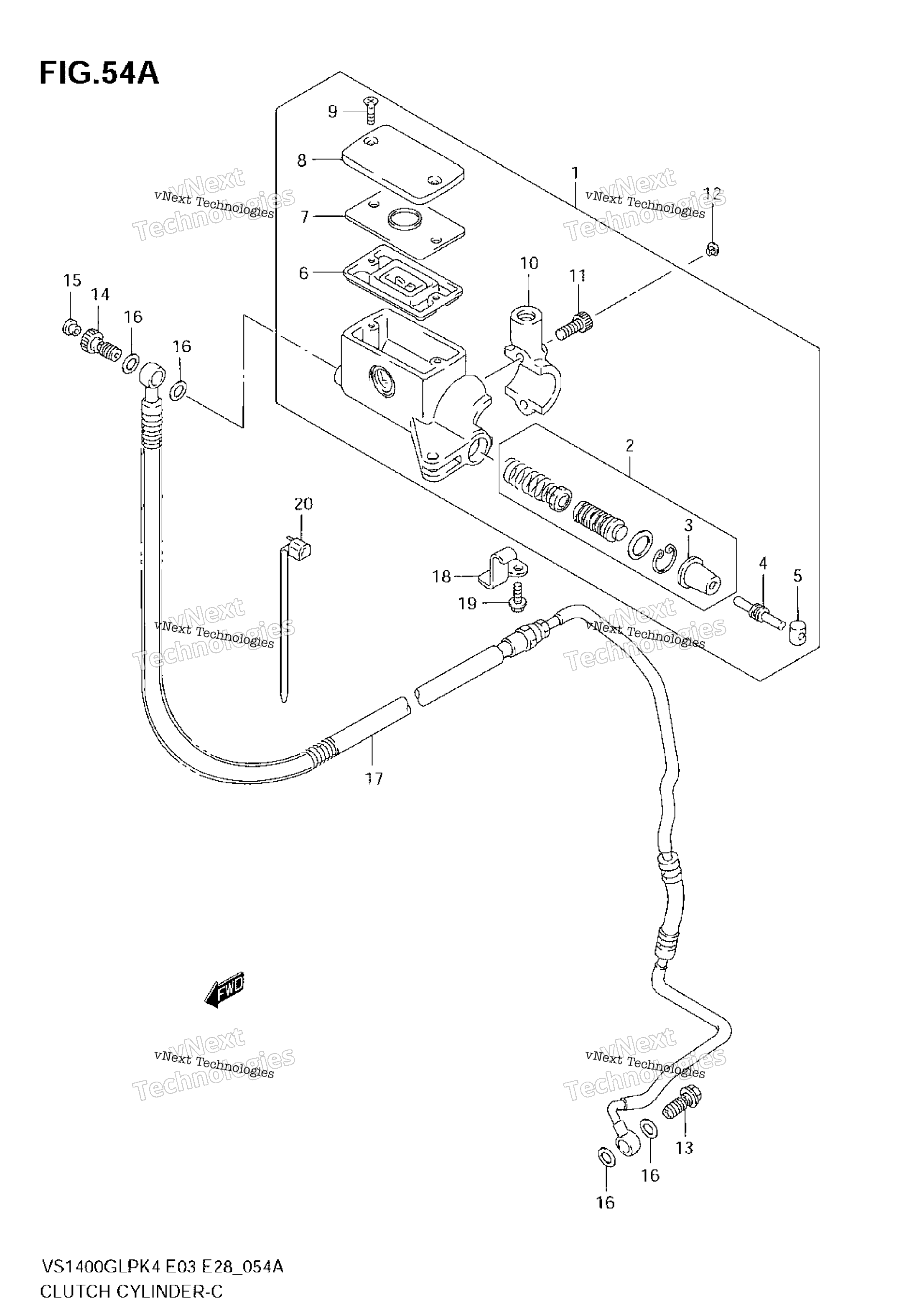 Сцепление Cylinder (Model K5/K6/K7/K8)