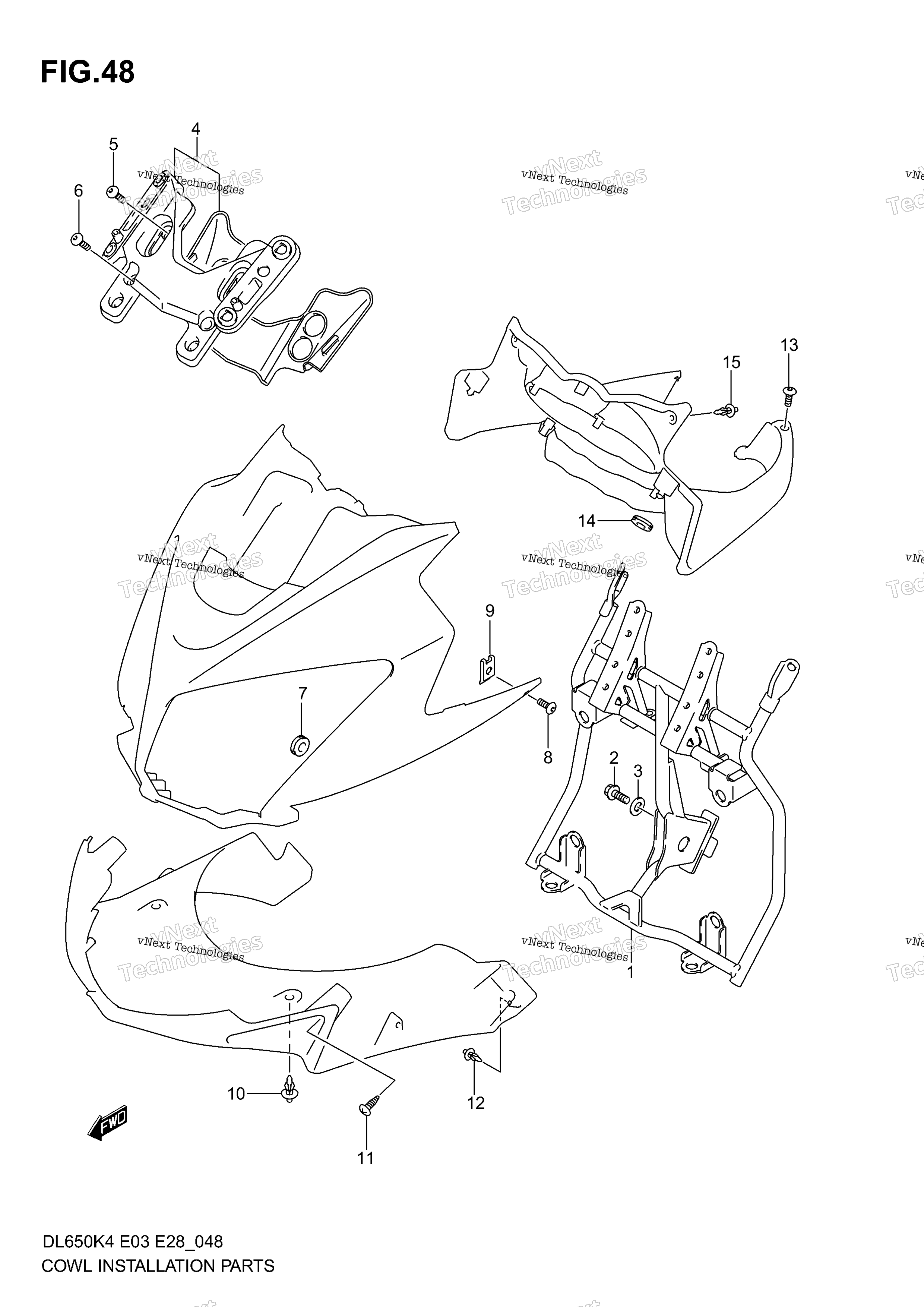 Cowl кузов Installation Parts
