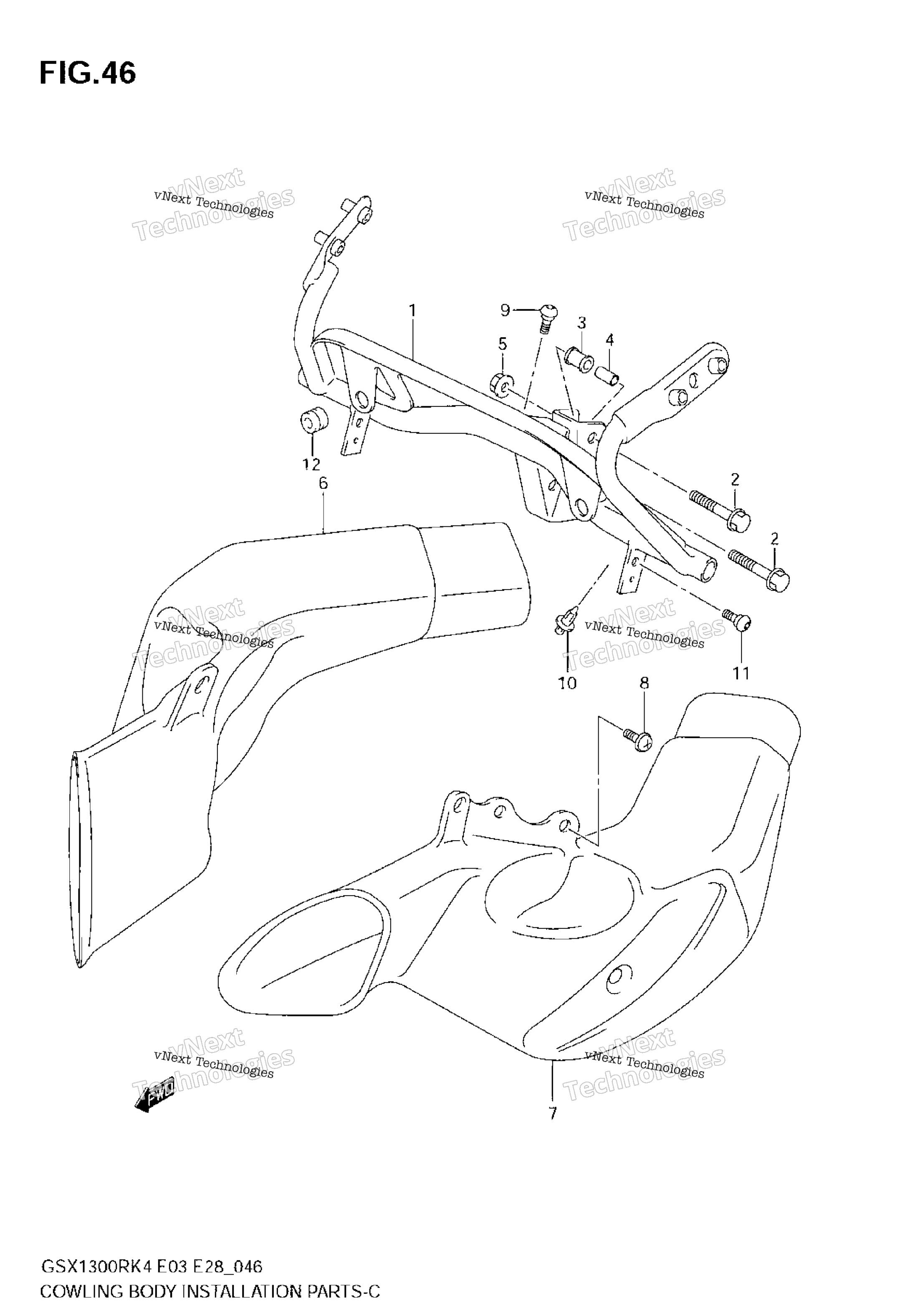Cowl кузов Installation Parts