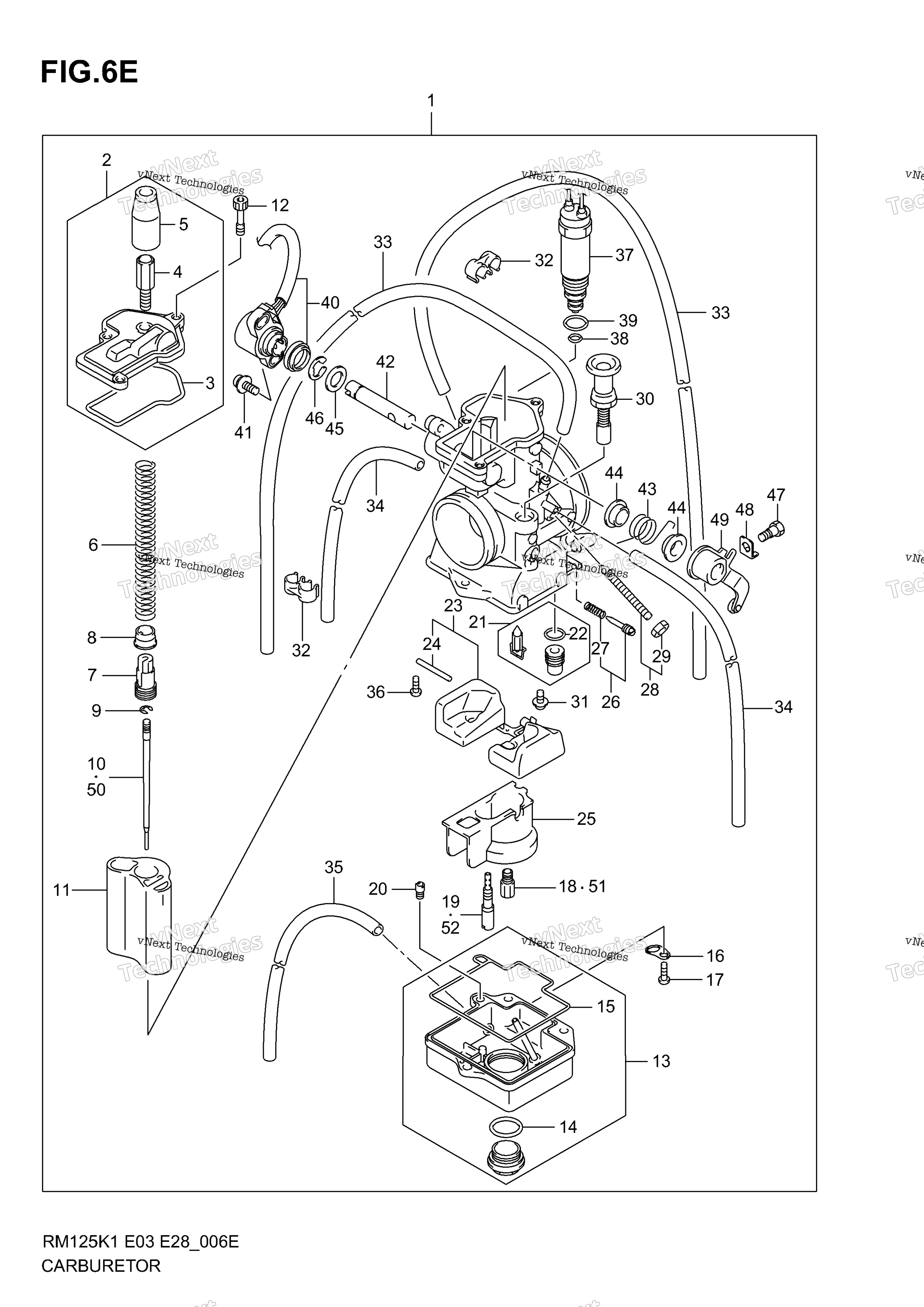Карбюратор (Model K6)
