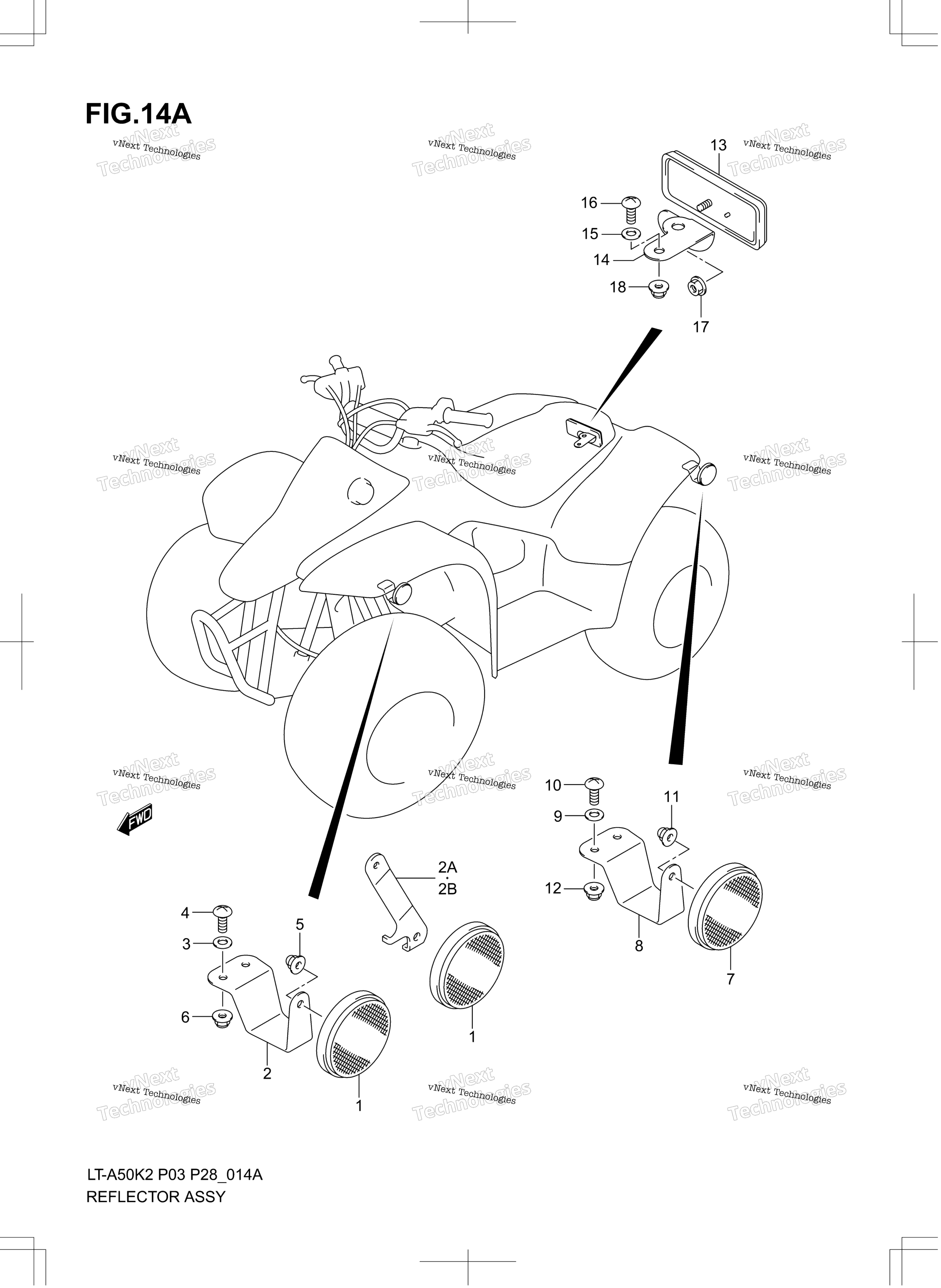 Отражатель Assy (P28)