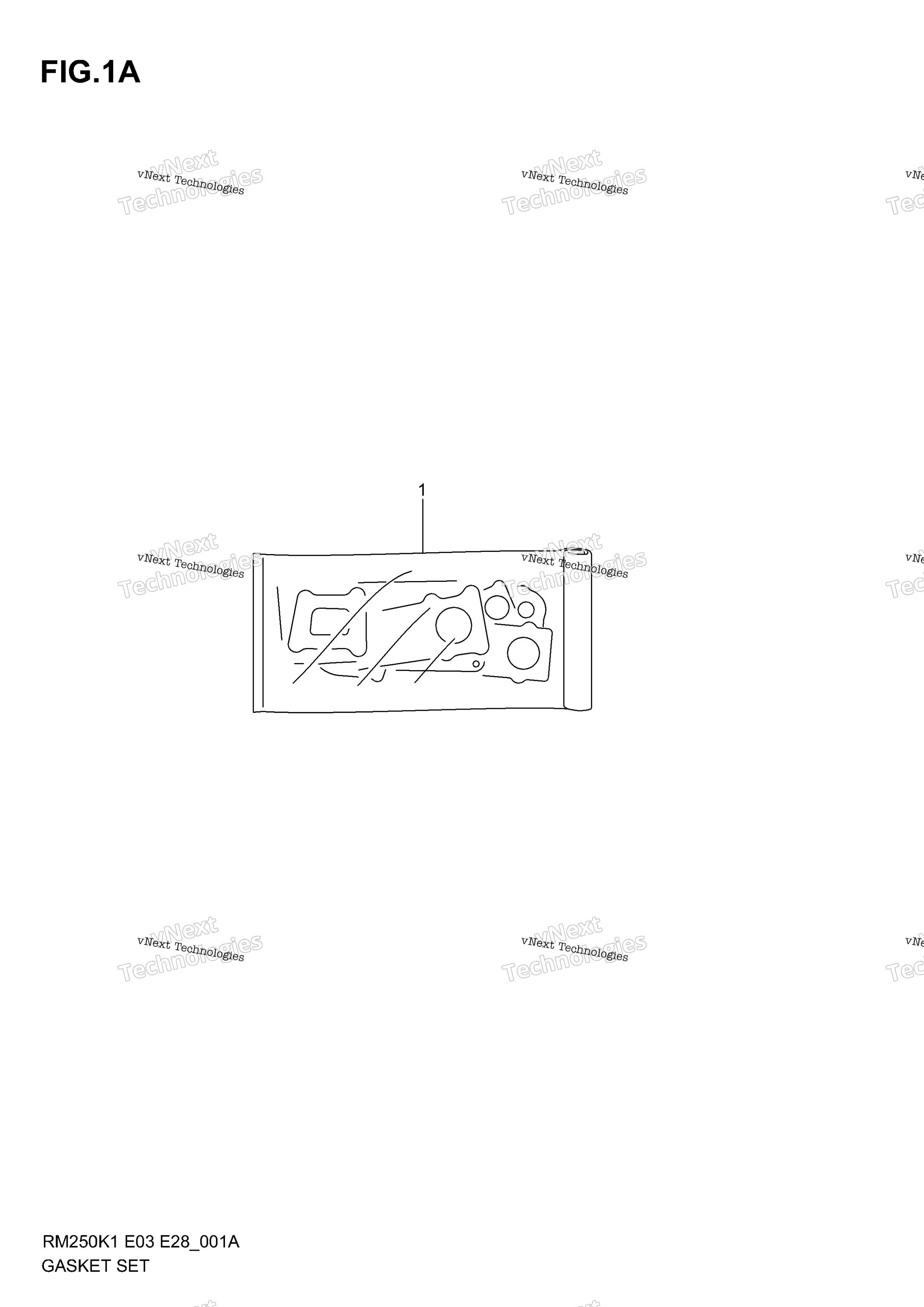 Gasket комплект (Model K3 / K4 / K5 / K6)