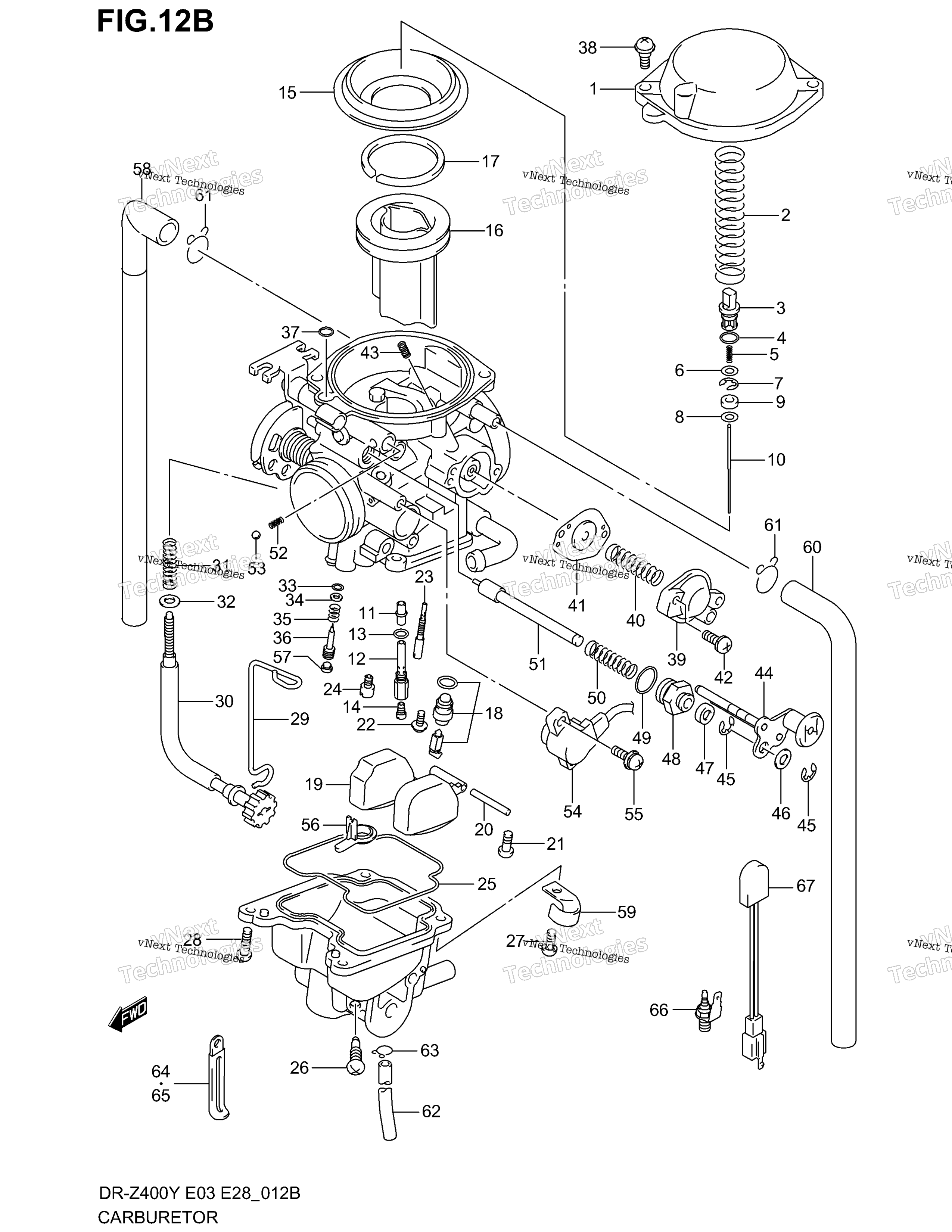 Карбюратор (Model K4 For E33)