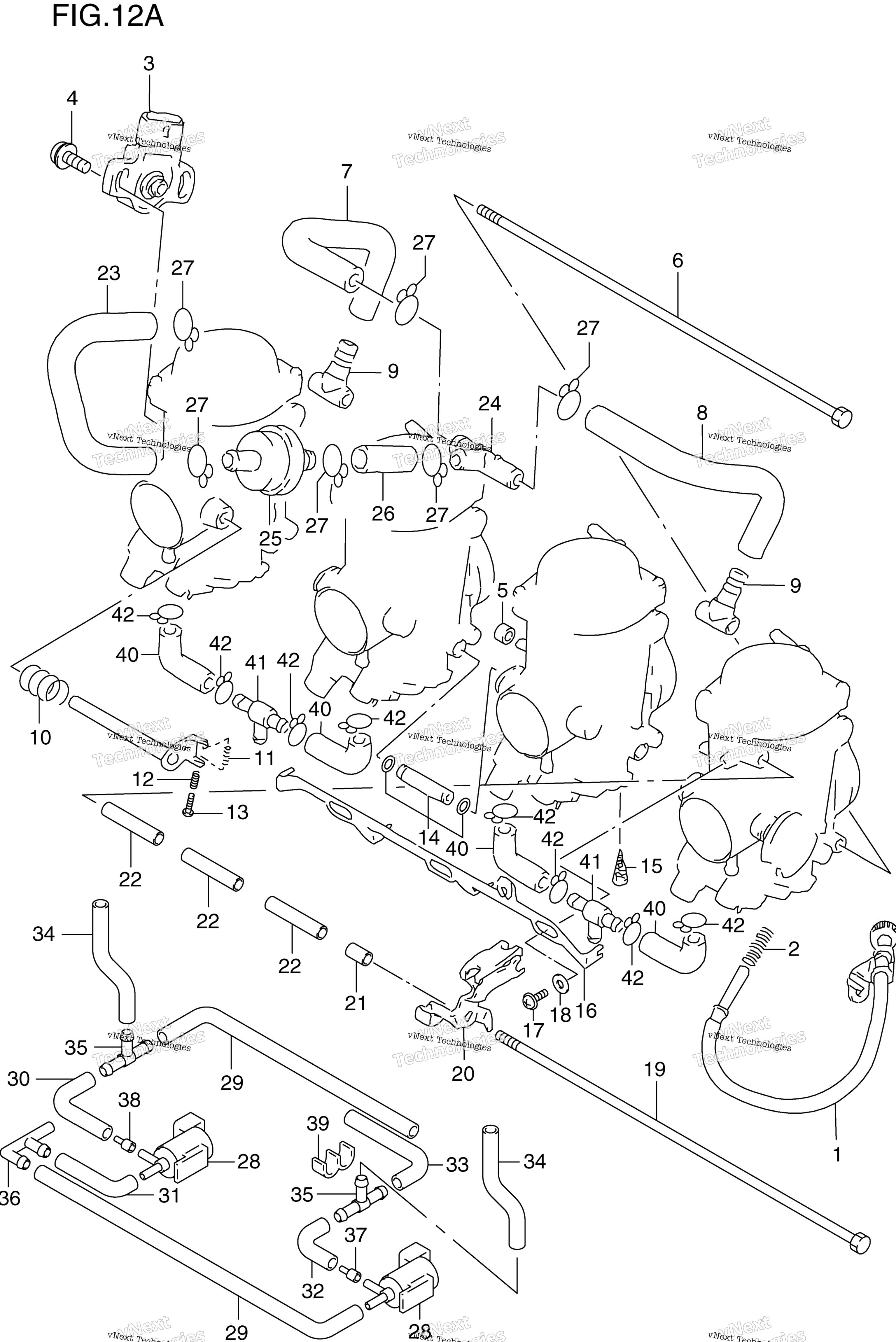 Карбюратор Fittings (Model W/X/Y)