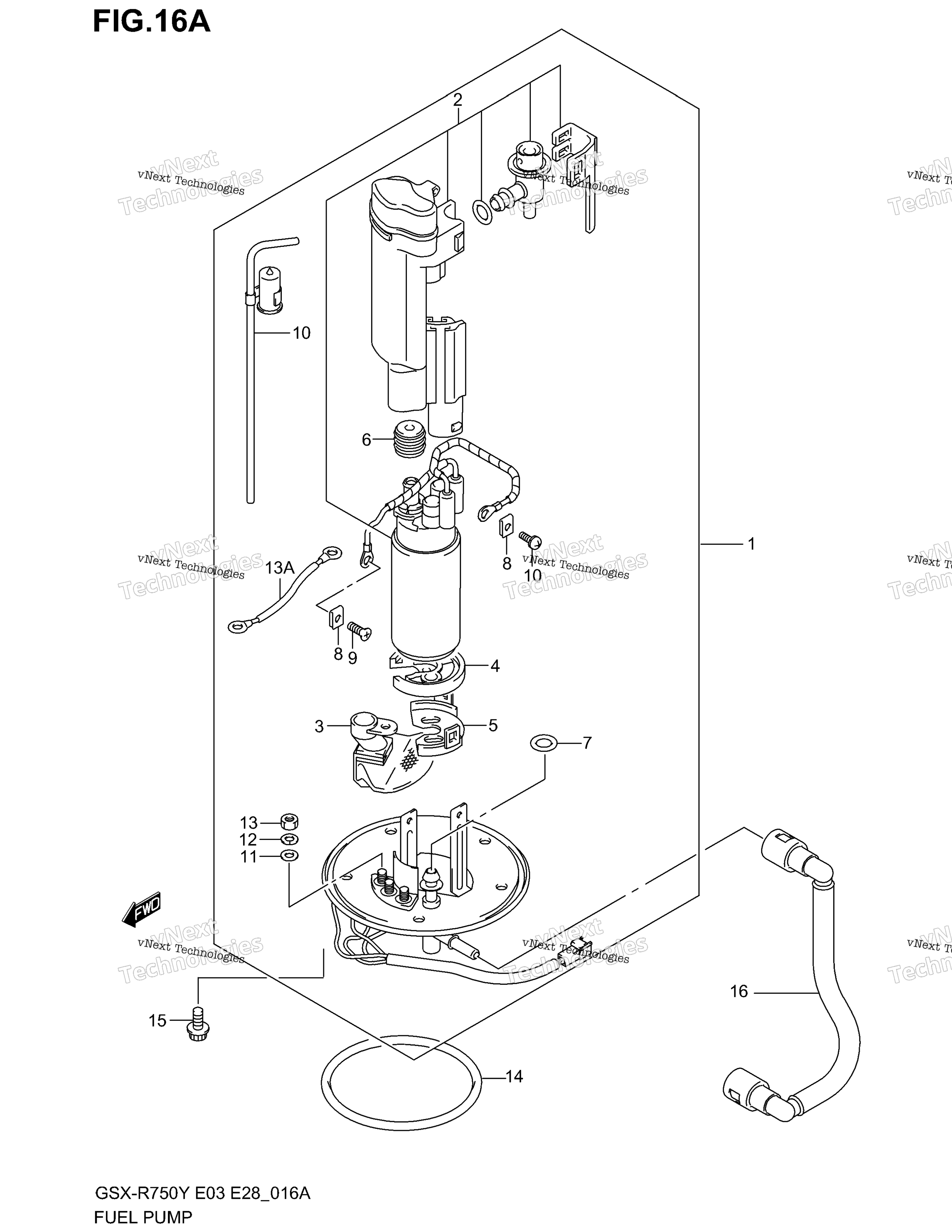 Топливный насос (Model K2/K3)