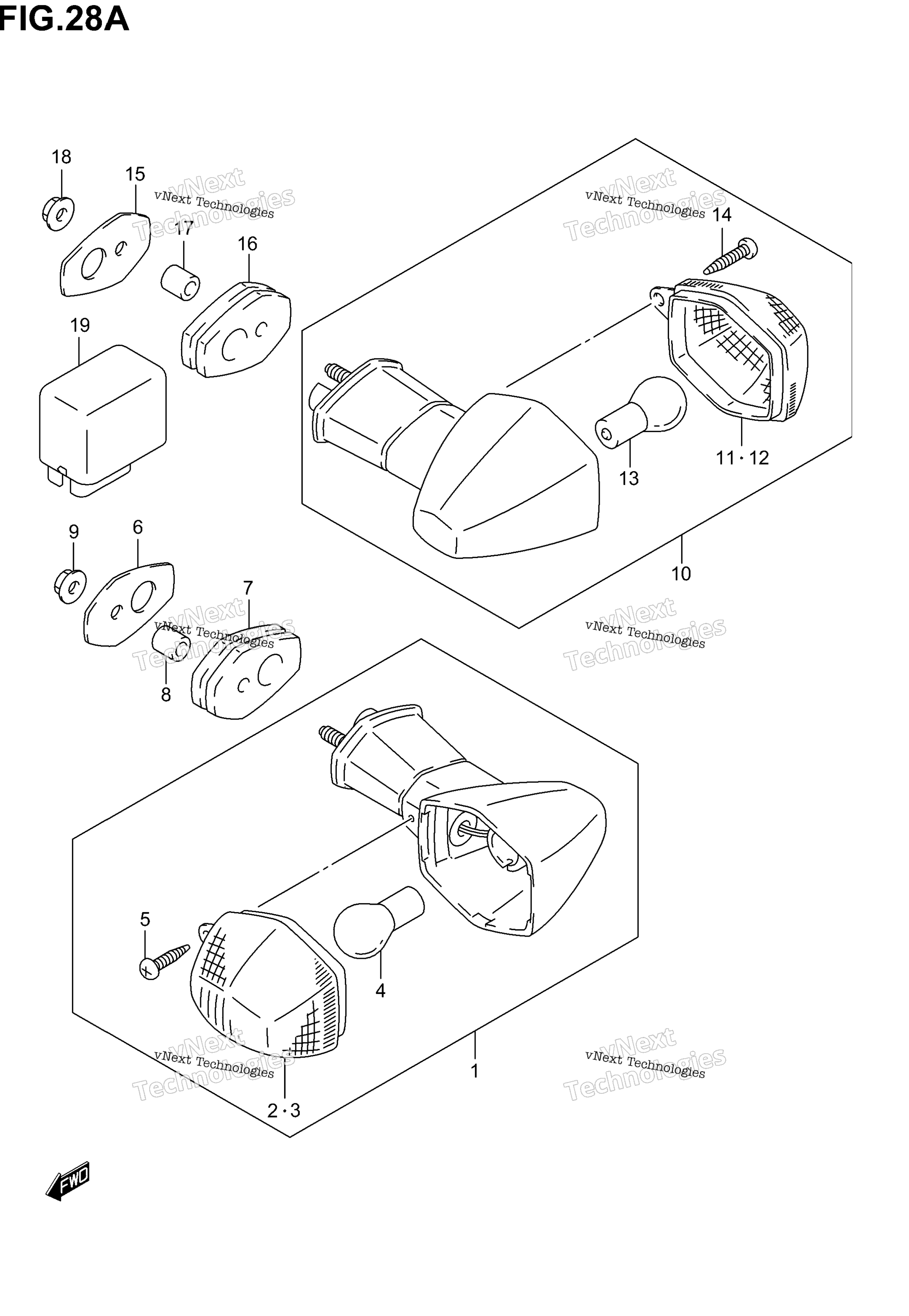 Turn Signal Lamp (Gsf1200k1 / K2 / K3)