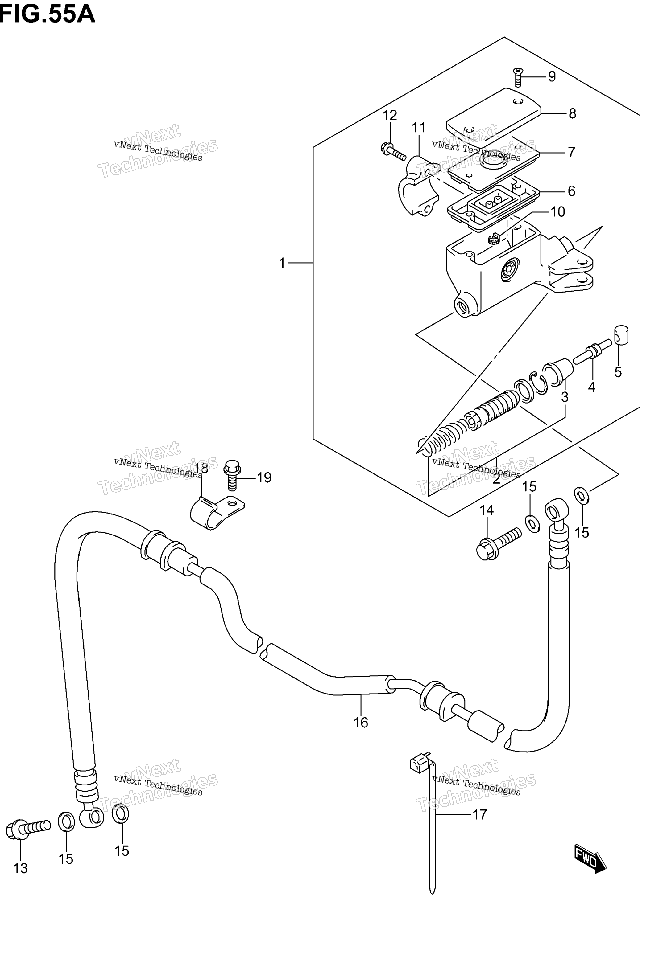 Сцепление Master Cylinder (Gsf1200k1/K2/K3)