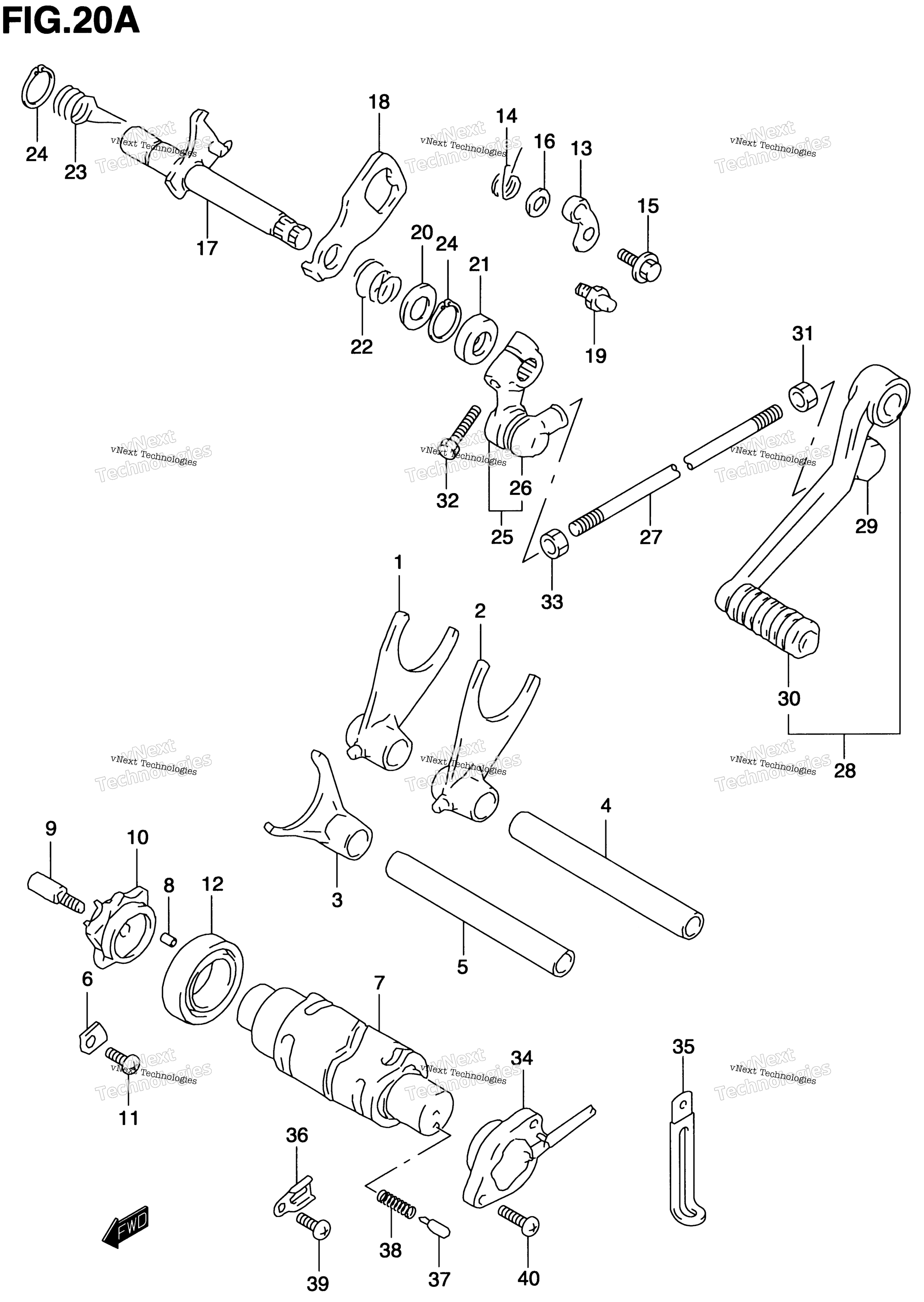 передача Shifting (Model X / Y / K1)