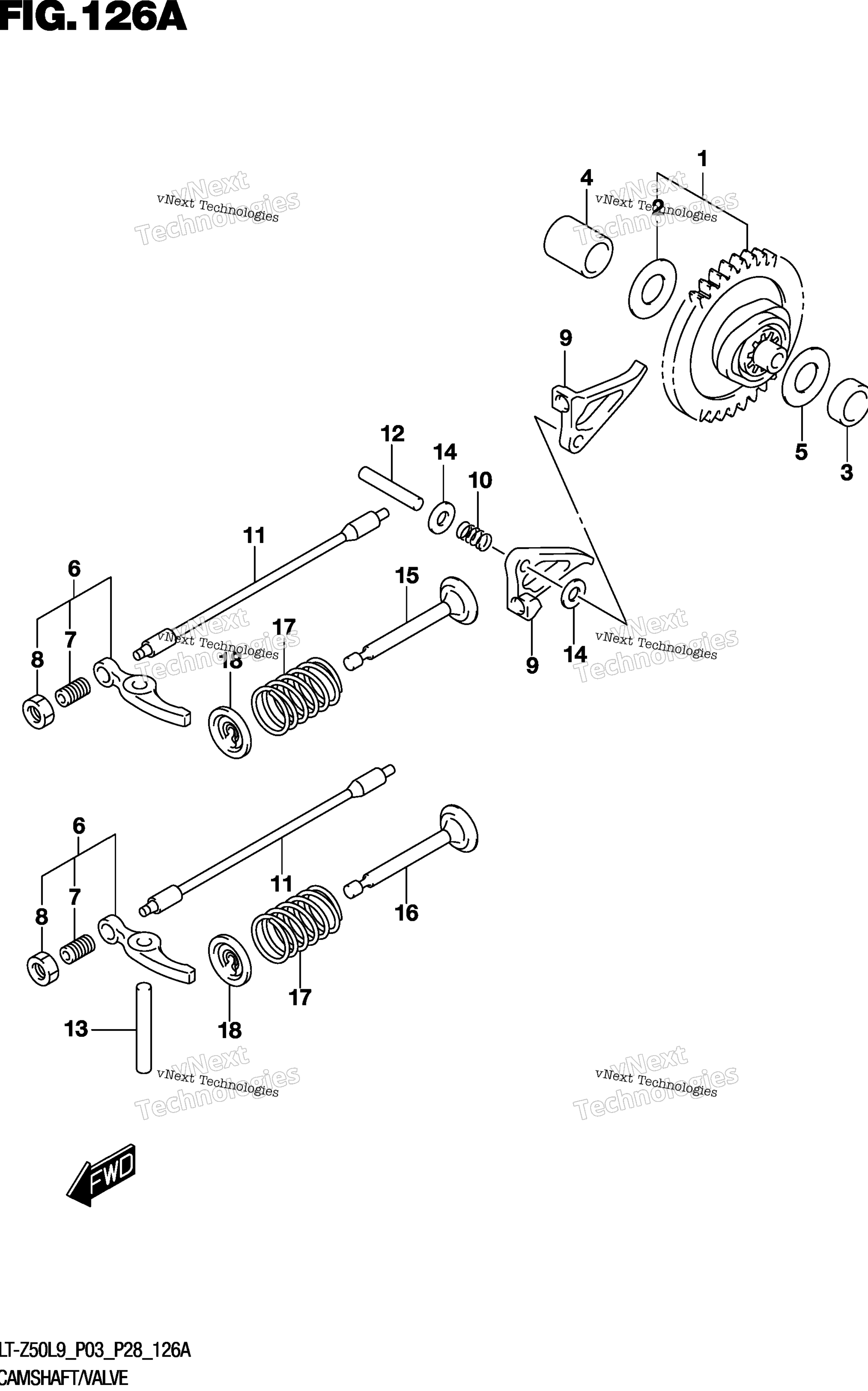 Camshaft / клапан