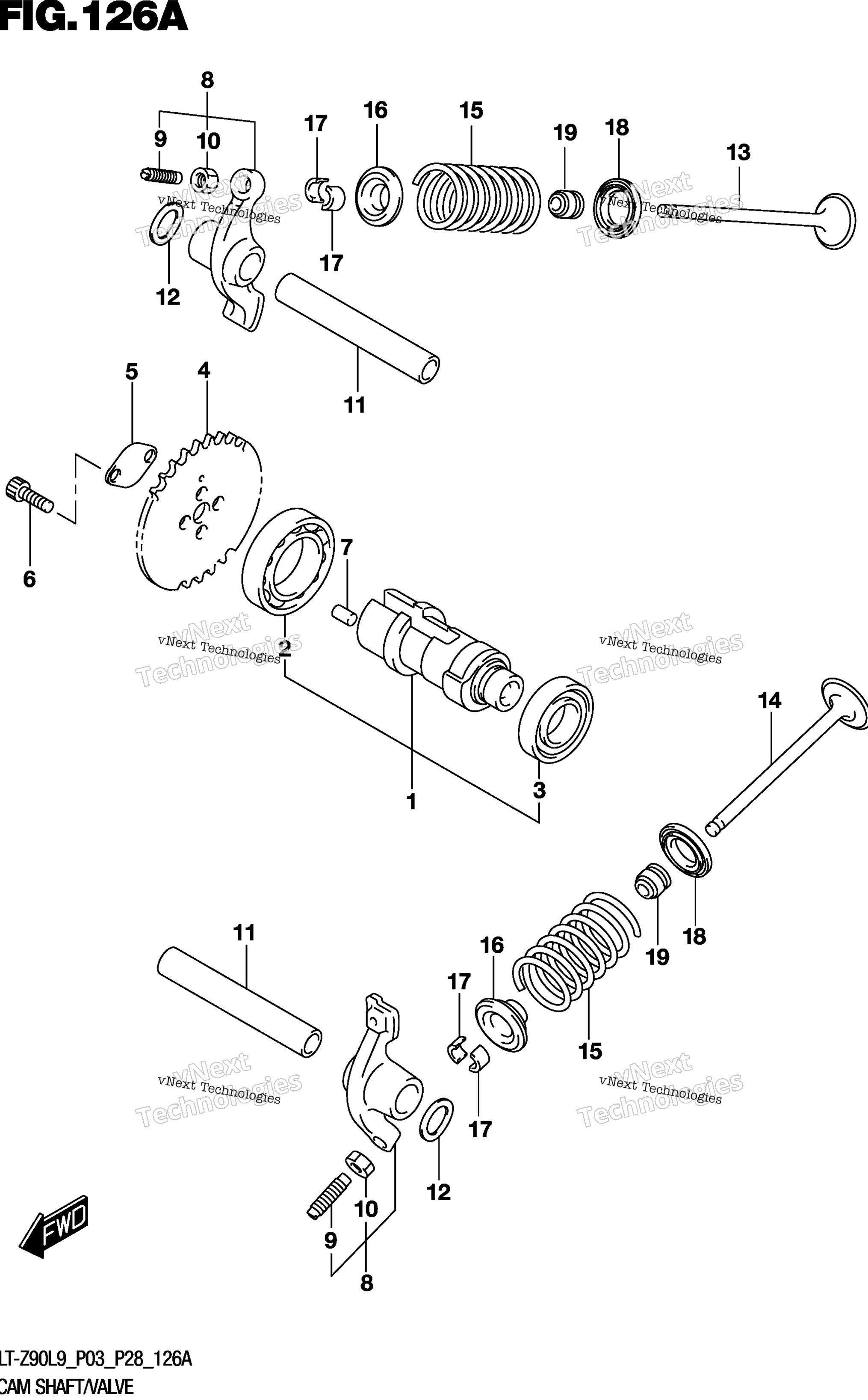 Camshaft / клапан